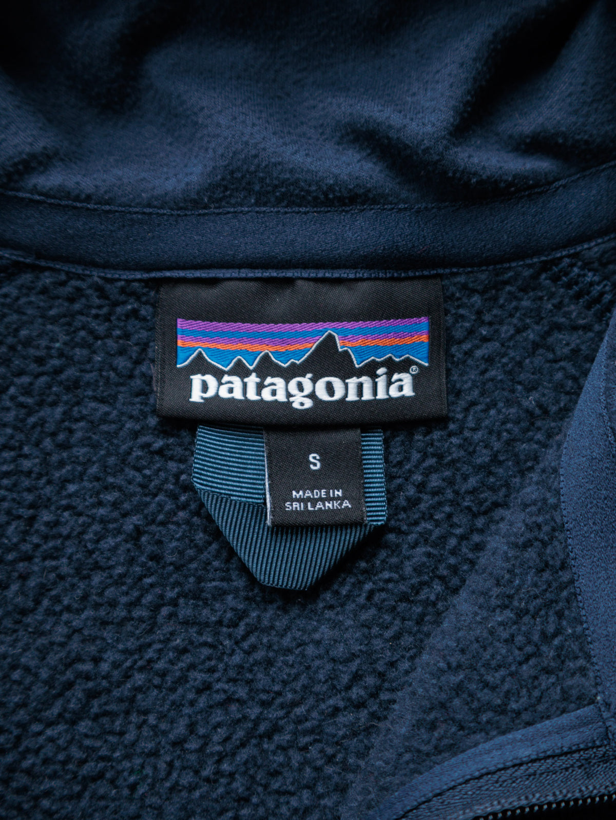 Navy Patagonia Knit Quarter Zip (S)