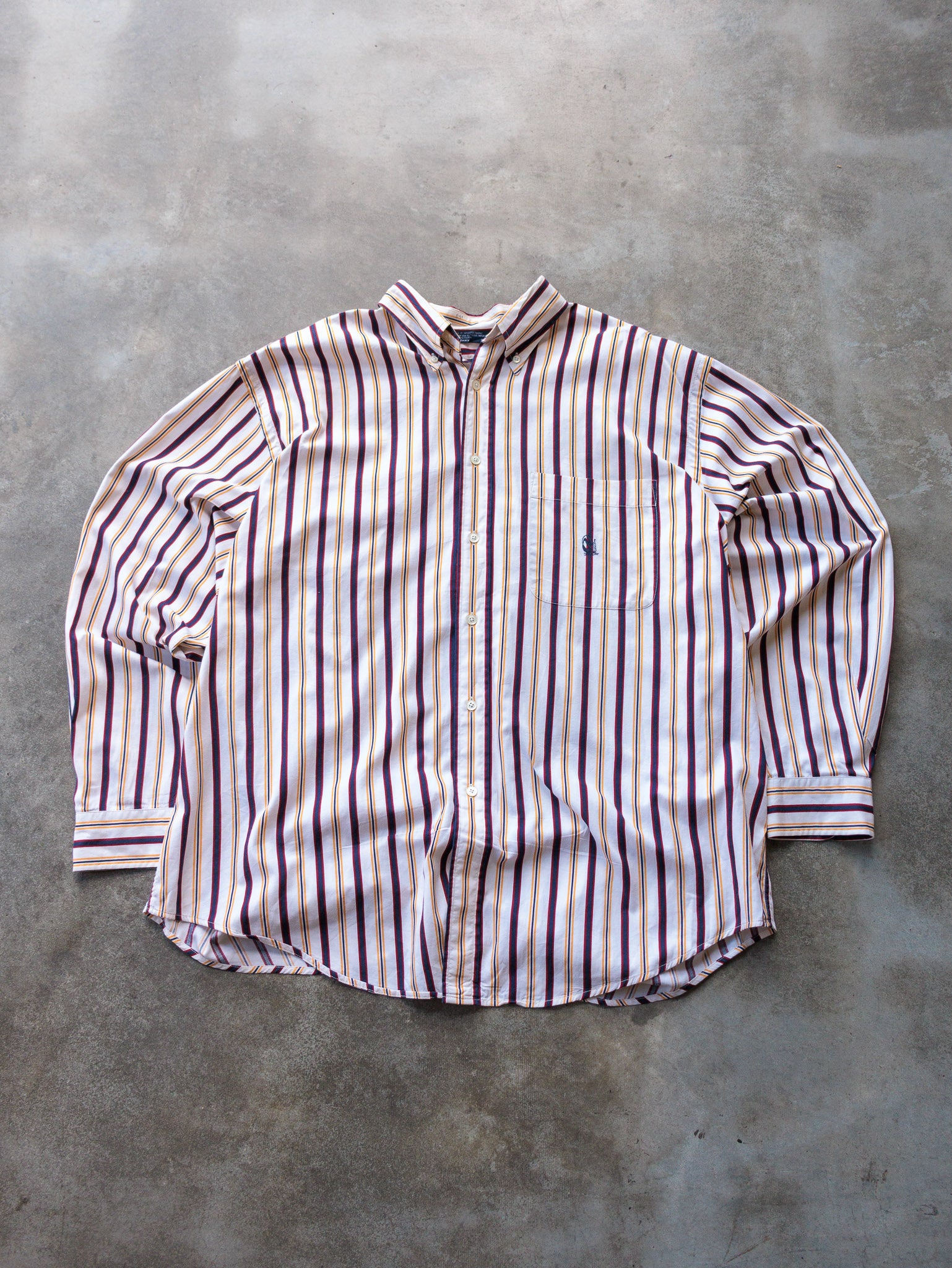 Vintage 90s Multi Colour Nautica Striped Shirt (XL)