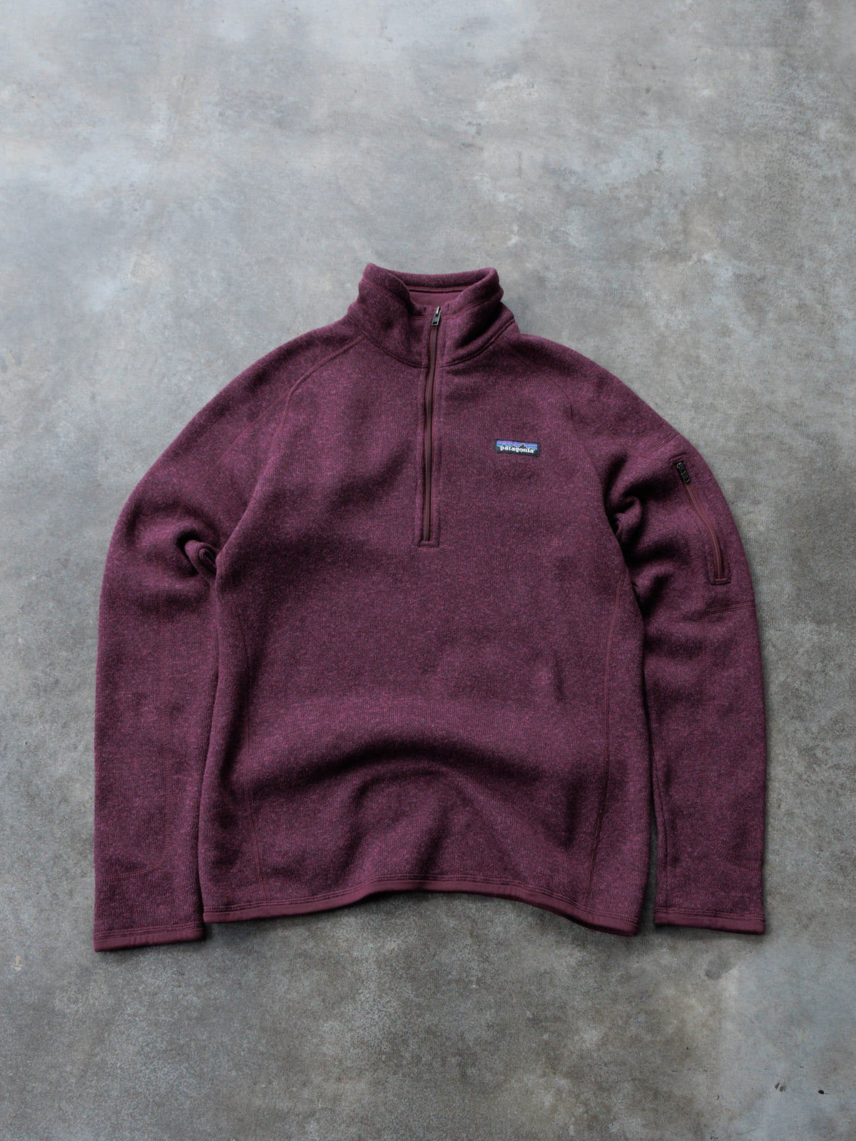 Purple Patagonia Better Sweater Fleece Quarter Zip (M)