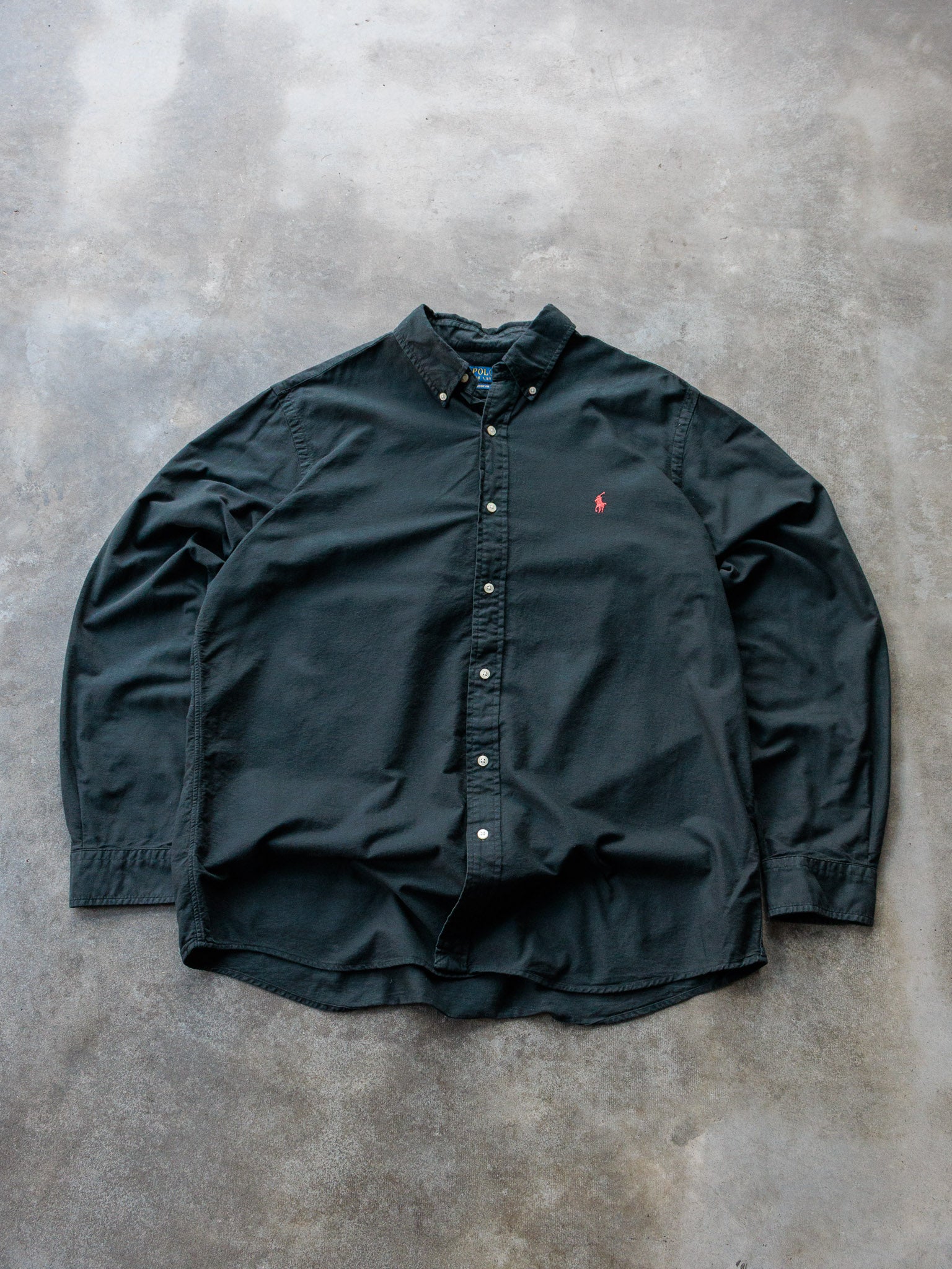 Vintage Black Ralph Lauren Shirt (XL)