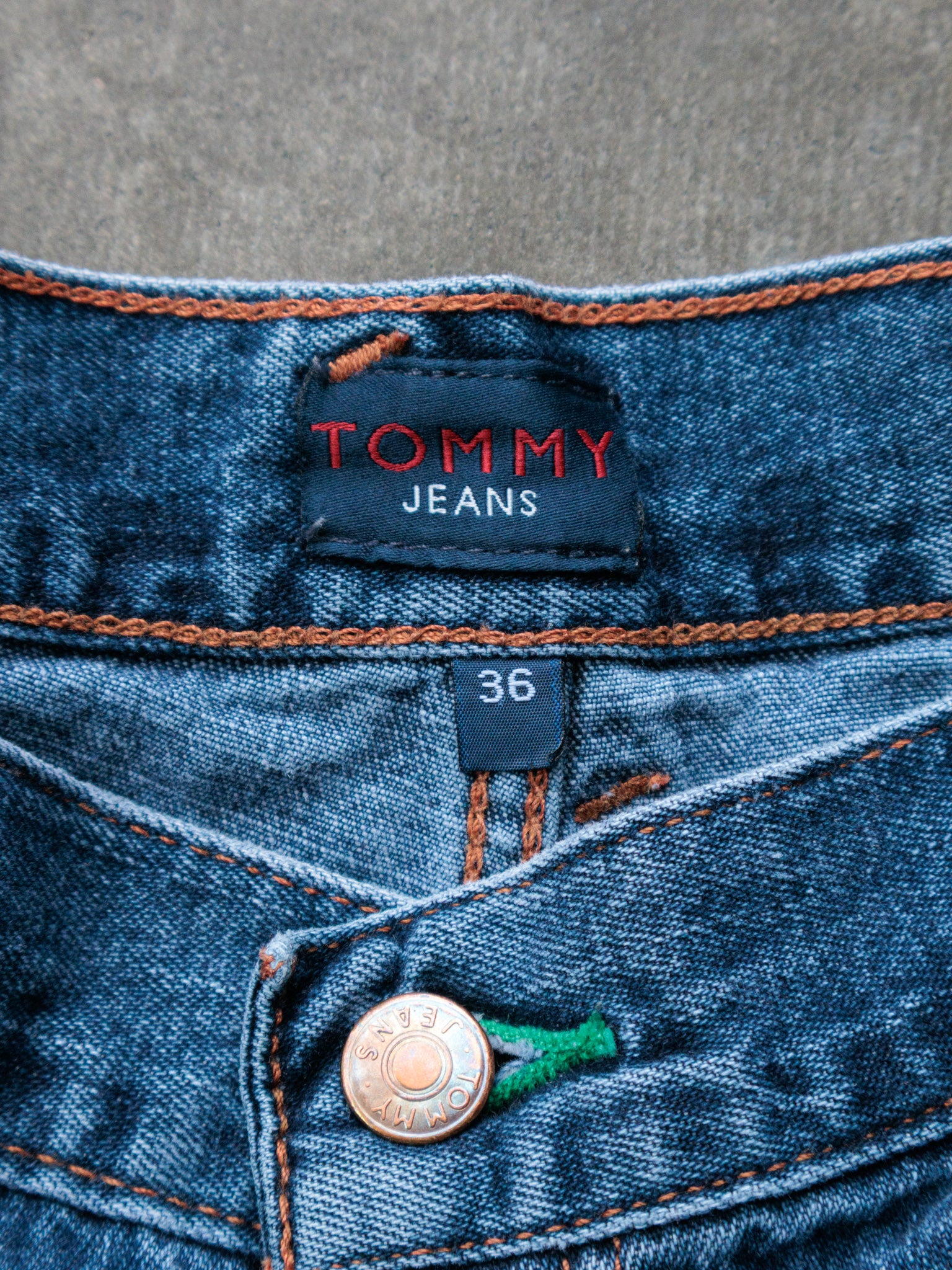 Vintage Blue Tommy Jeans Denim Shorts (W36)