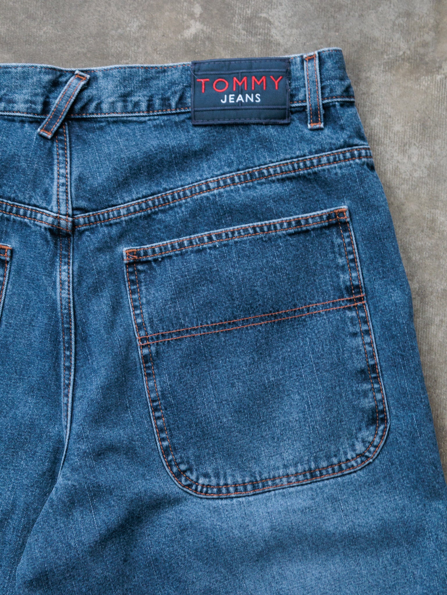 Vintage Blue Tommy Jeans Denim Shorts (W36)