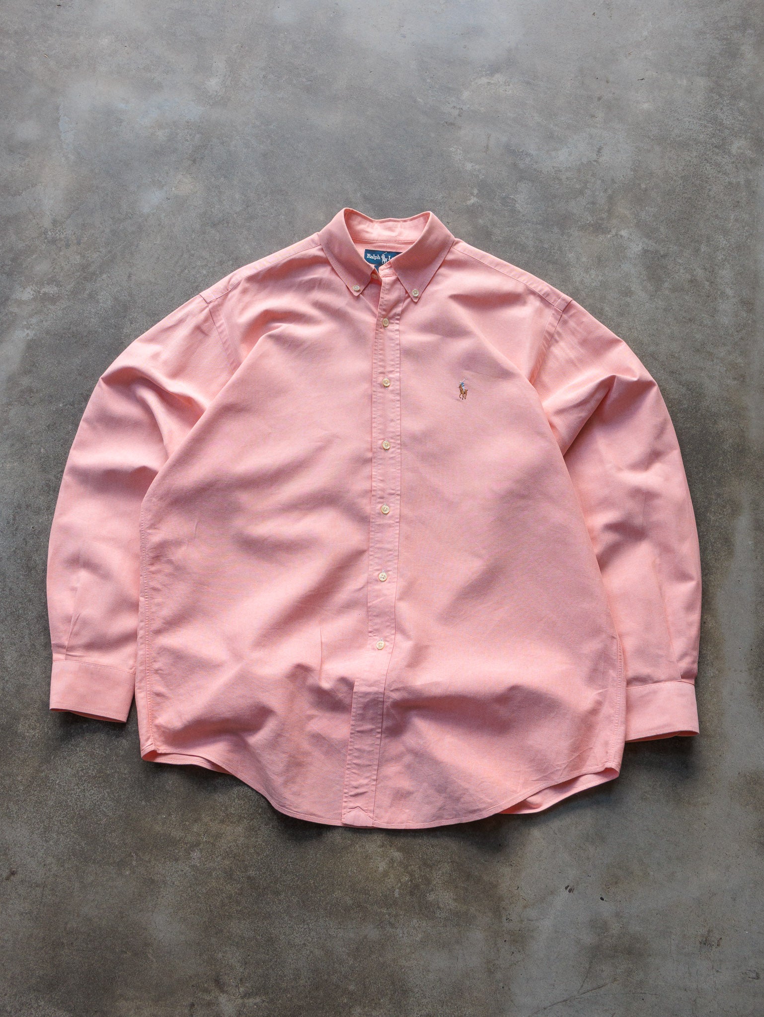 Vintage Peach Ralph Lauren Shirt (M)