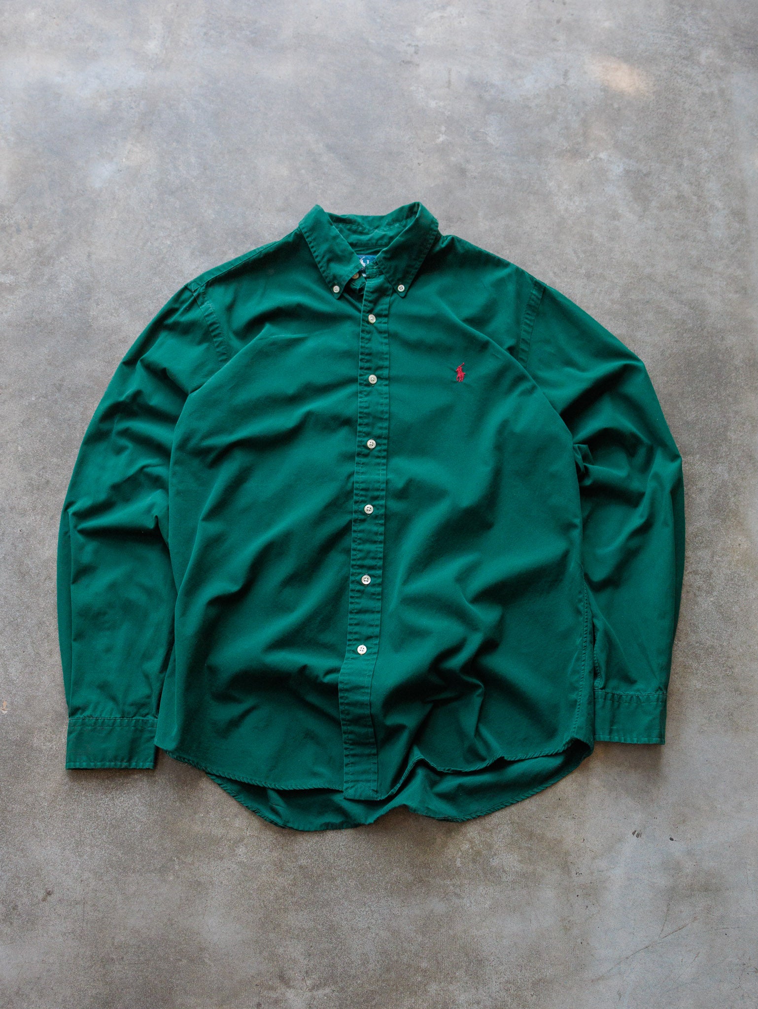 Vintage Green Ralph Lauren Shirt (L)