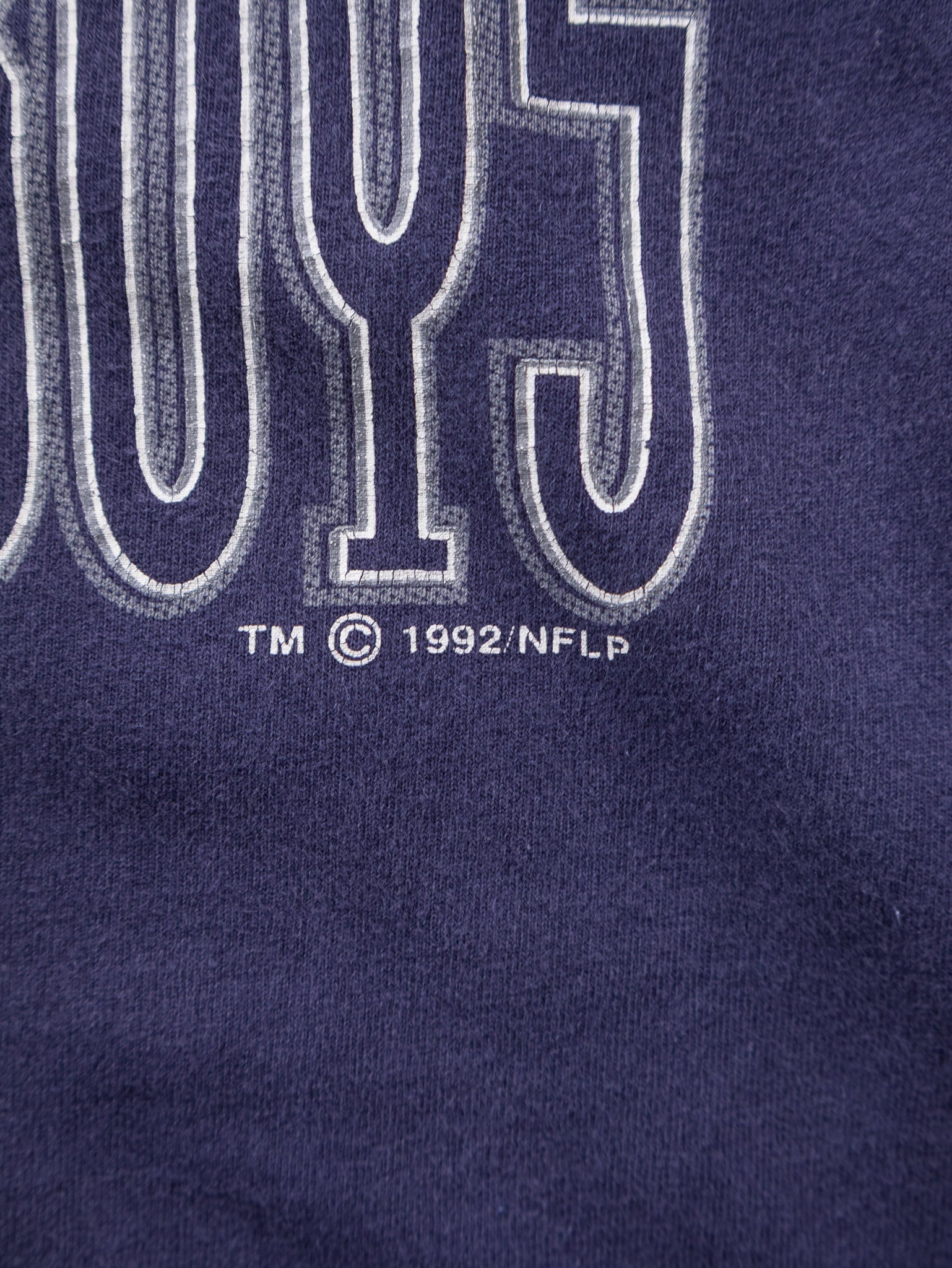 Vintage 1992 Navy Dallas Cowboys NFC Champs Tee (L)