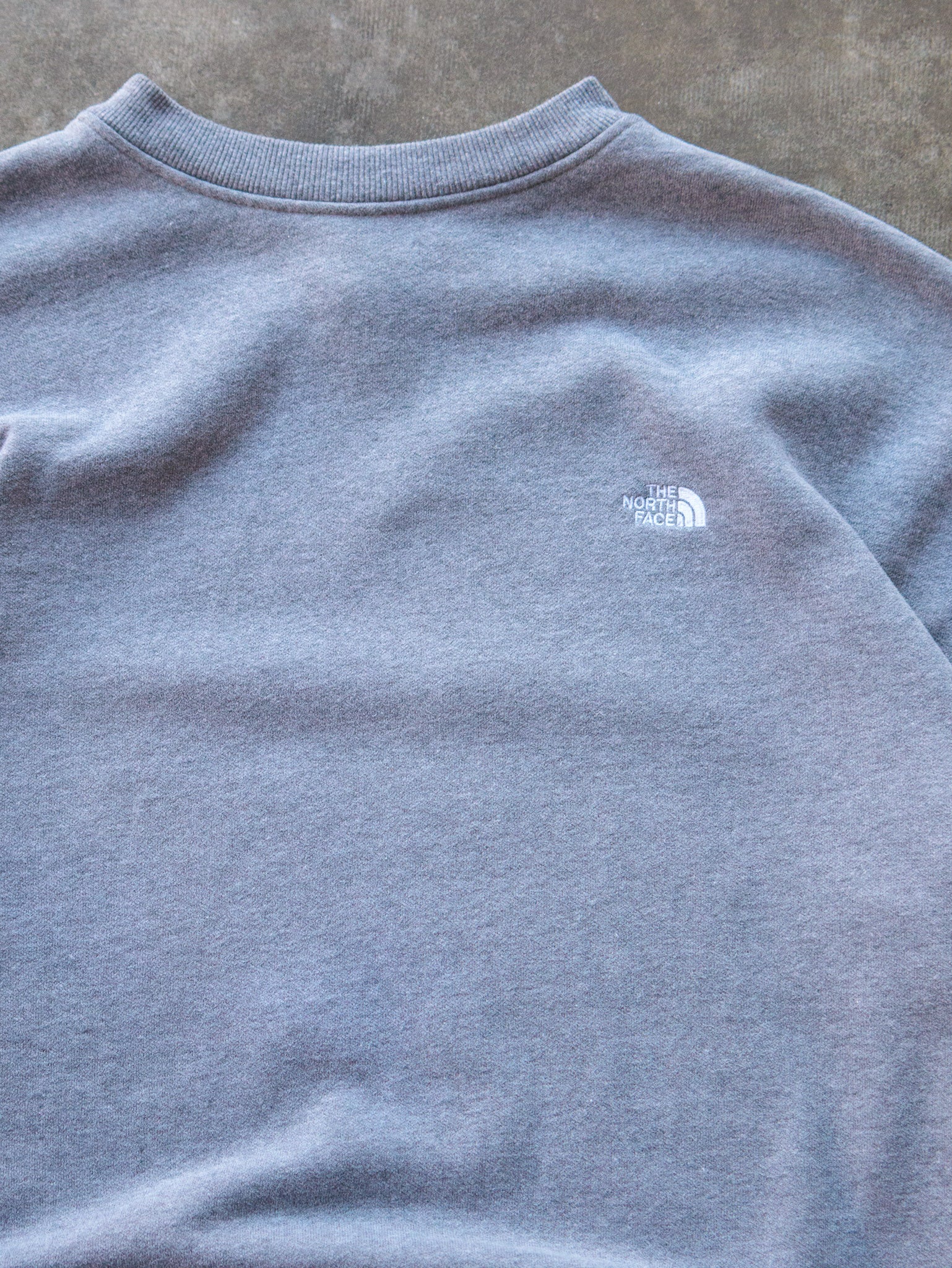 Vintage Grey The North Face Sweatshirt (Women's S)