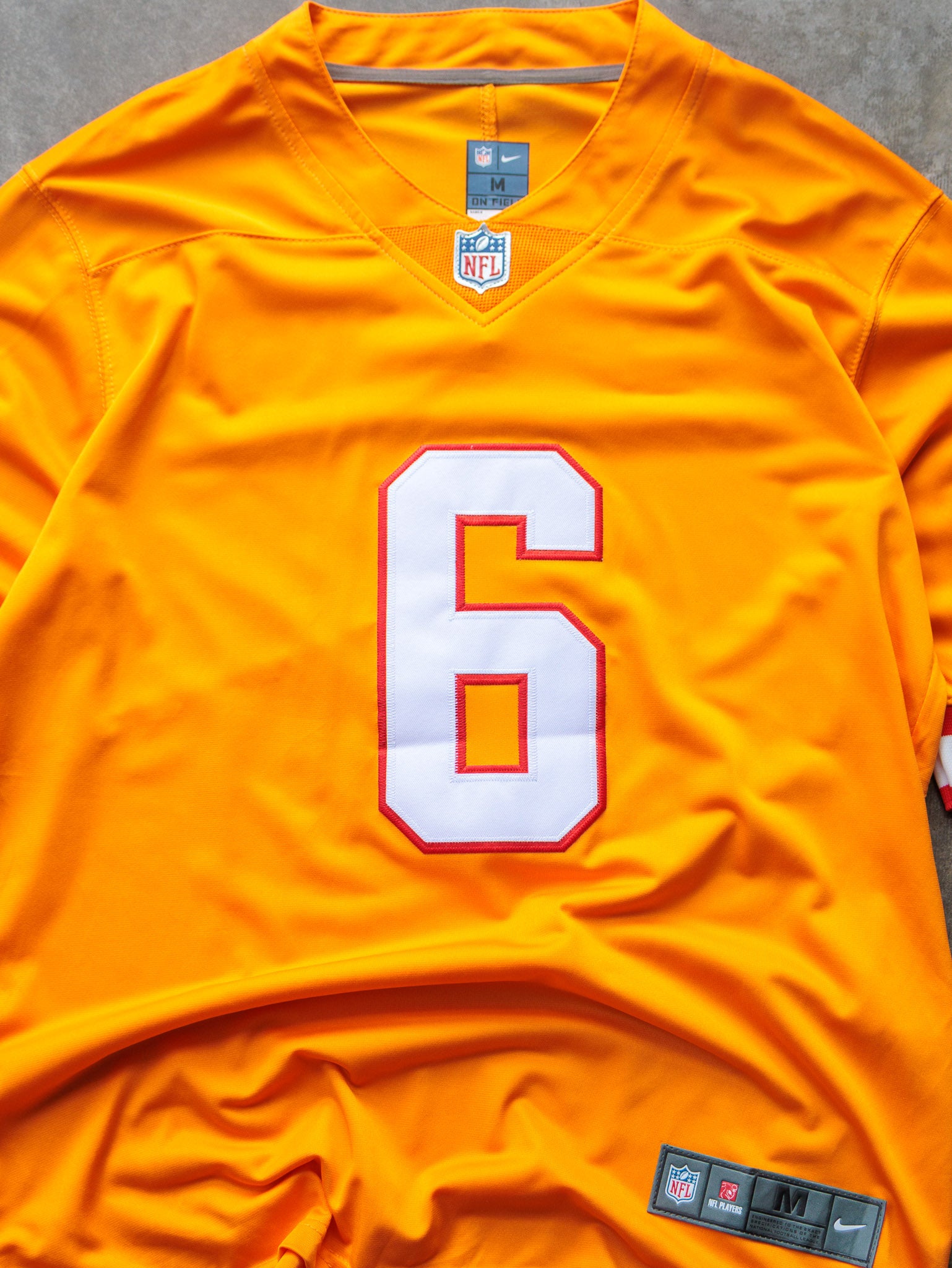 Orange Nike Cleveland Browns Baker Mayfield NFL Jersey (M)