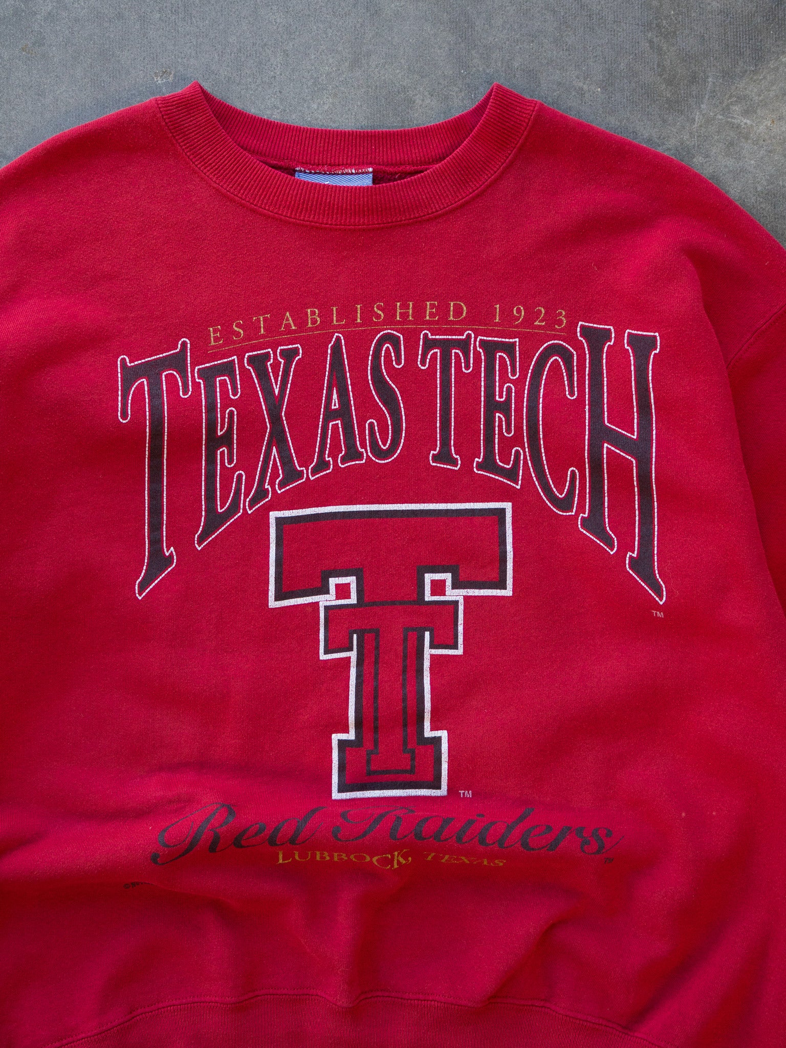 Vintage '90s Texas Tech Sweatshirt (L)