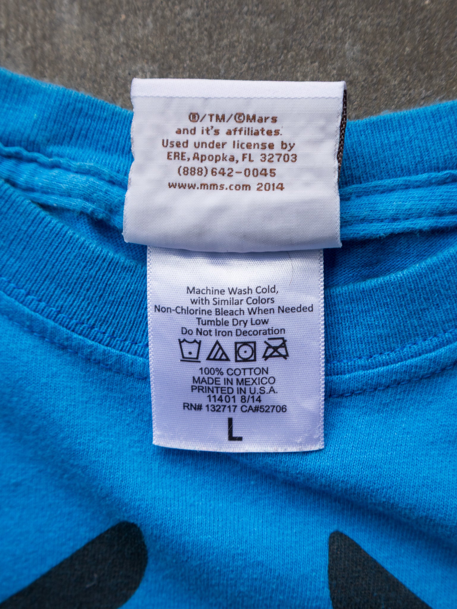 Vintage Blue M&M’s Tee (L)