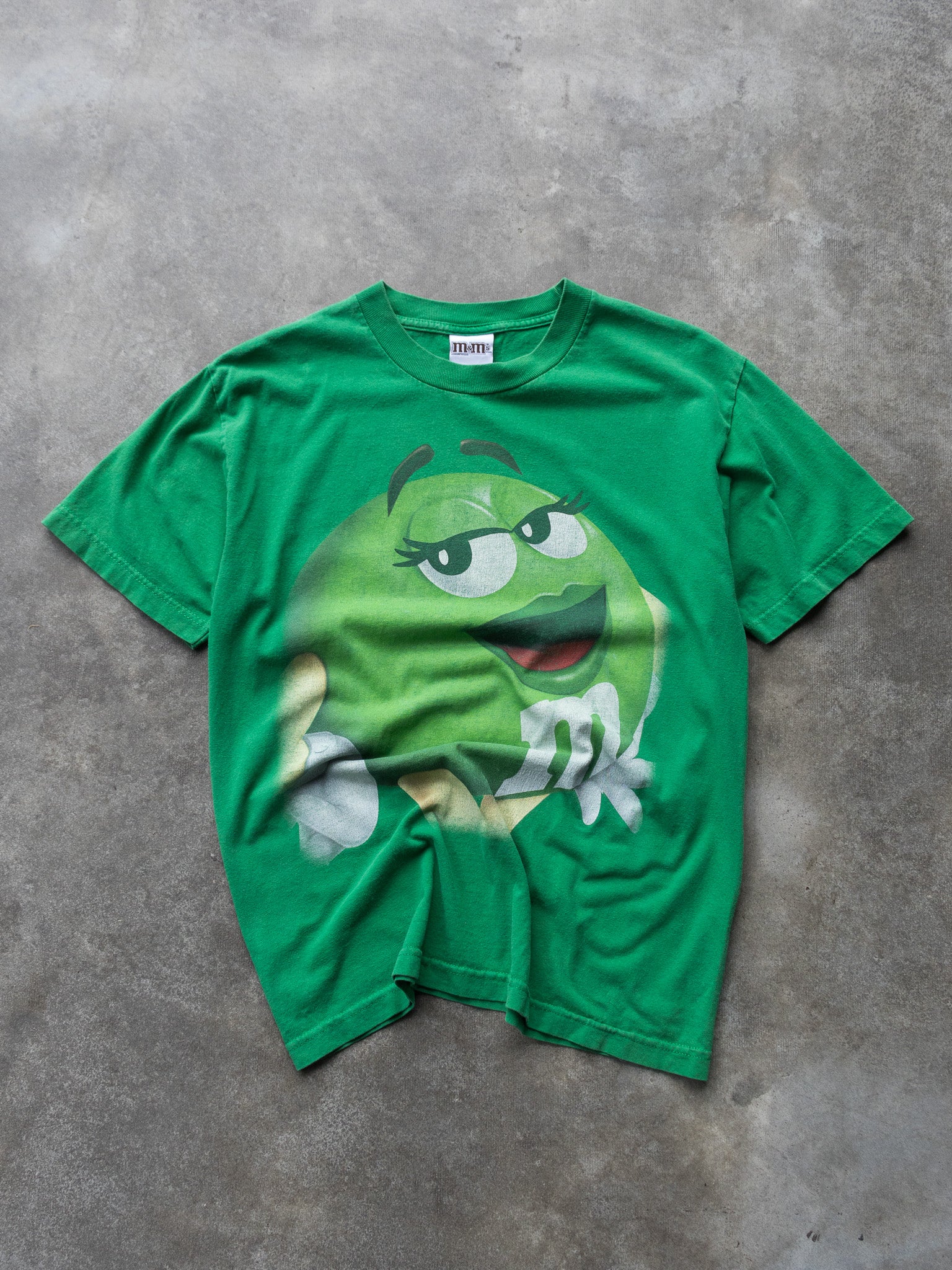 Vintage Green M&M’s Tee (L)