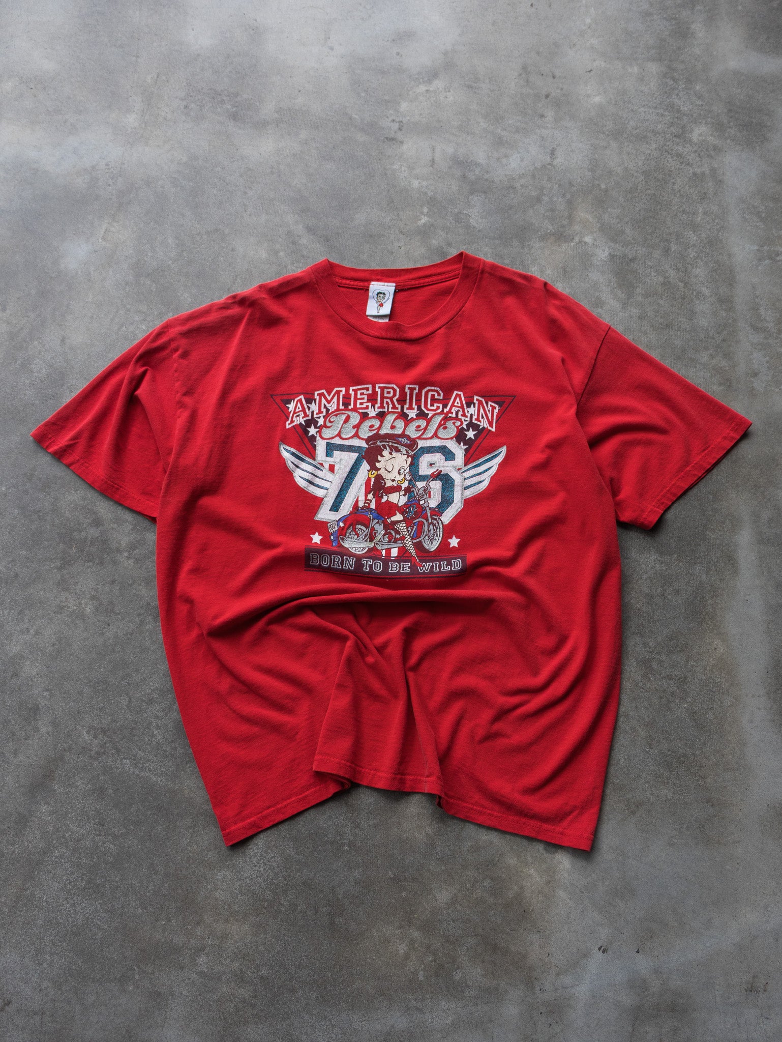 Vintage 2004 Betty Boop American Rebels Tee (XL)