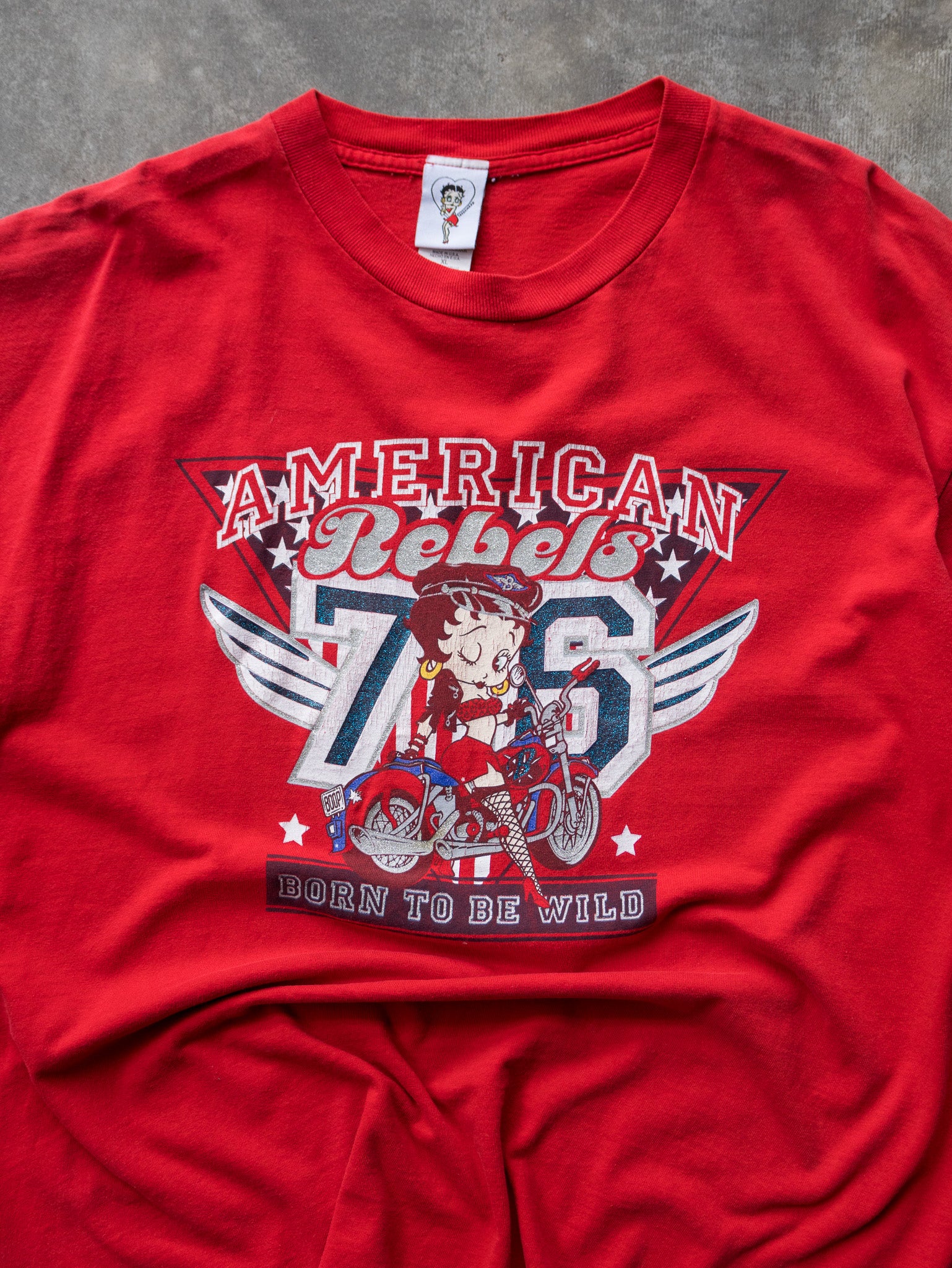 Vintage 2004 Betty Boop American Rebels Tee (XL)