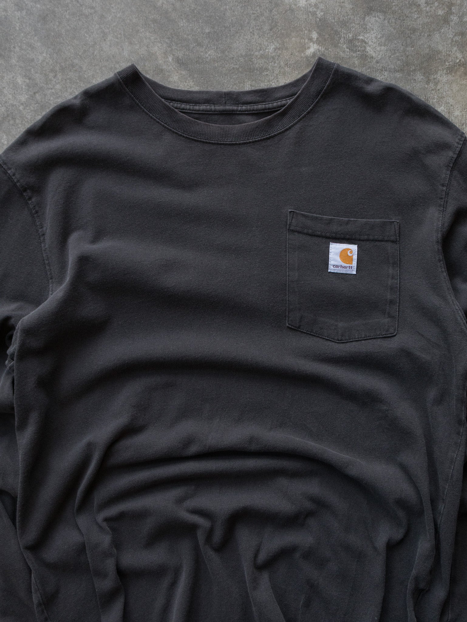 Vintage Black Carhartt Long Sleeve (XL)