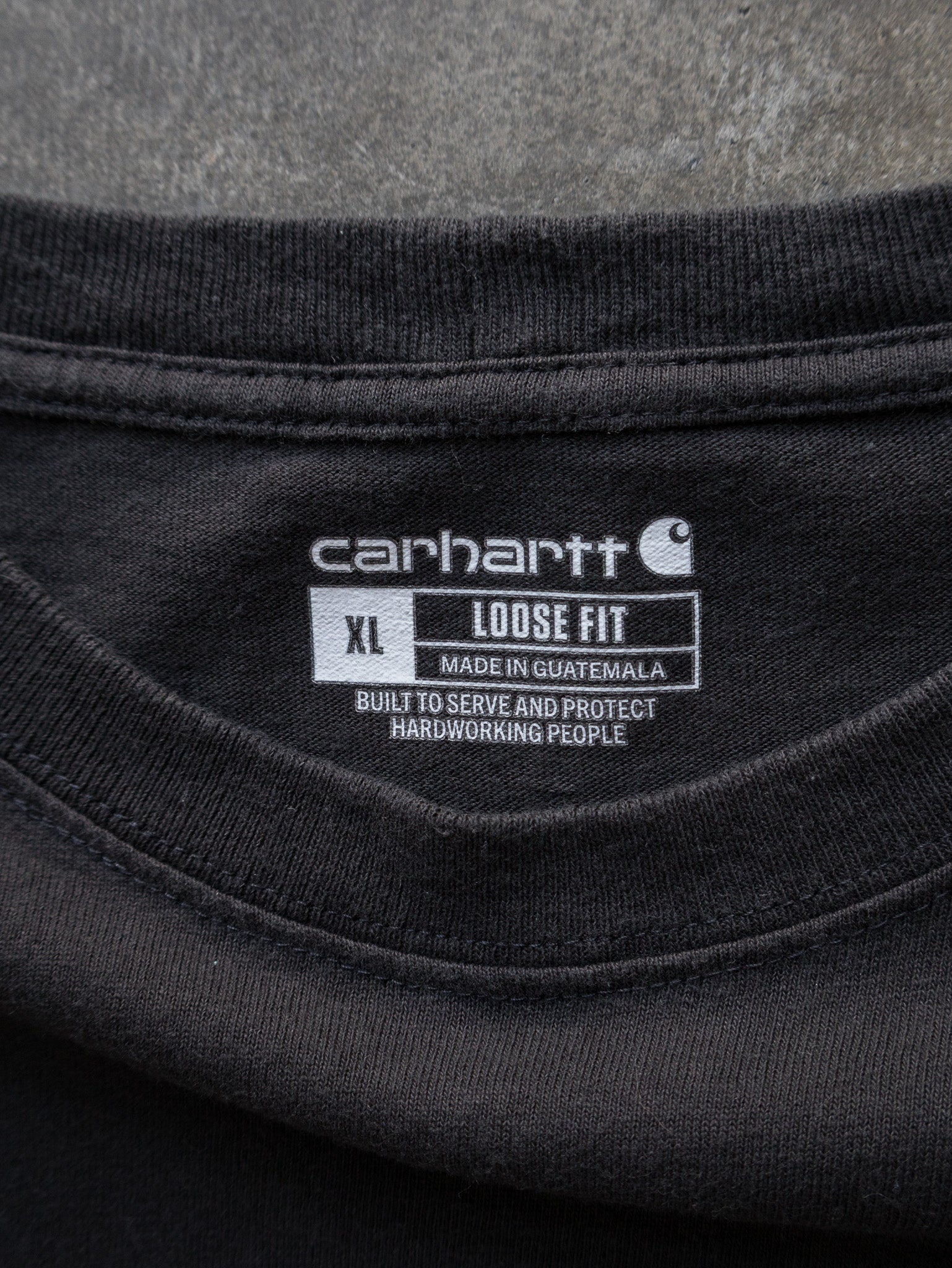 Vintage Black Carhartt Long Sleeve (XL)