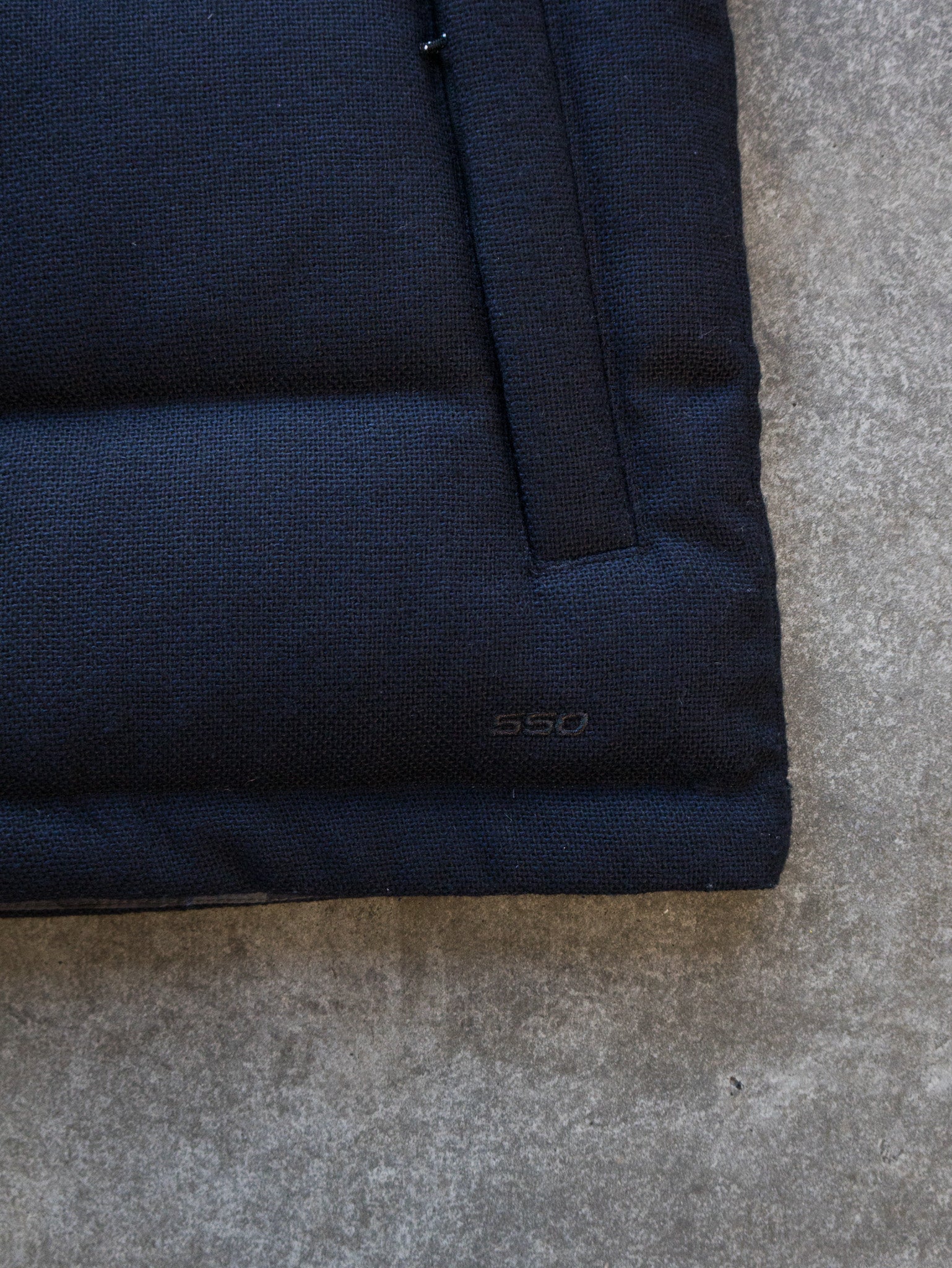 Vintage Black The North Face 550 Puffer Vest (S)