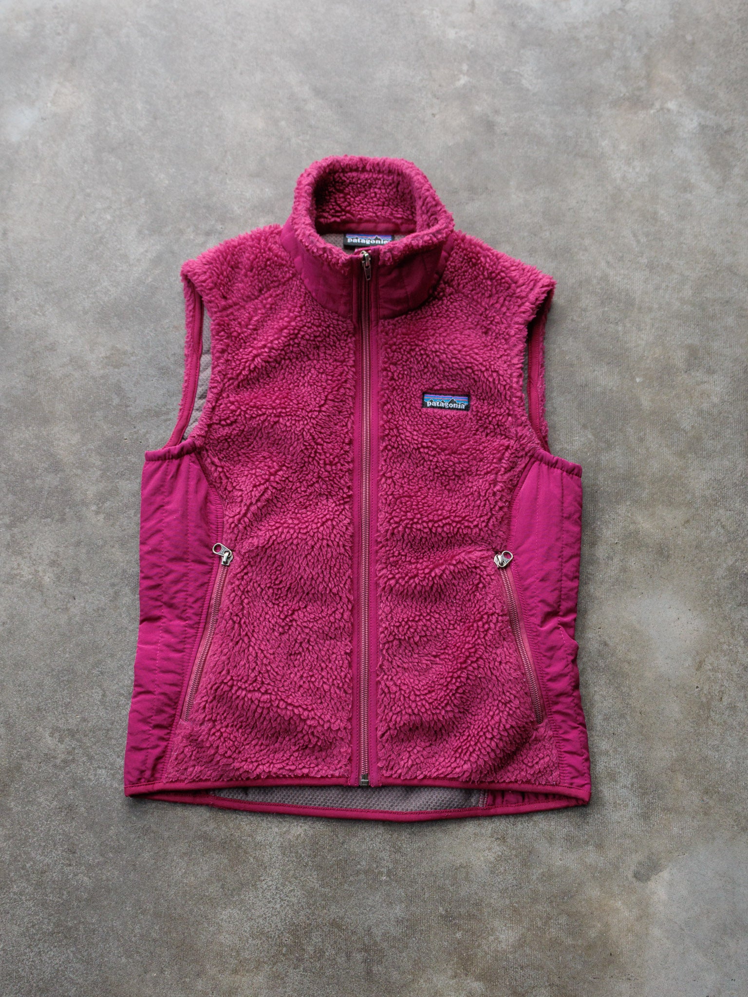 Vintage Patagonia Pink Retro-X Deep Pile Fleece Vest (Women's S)