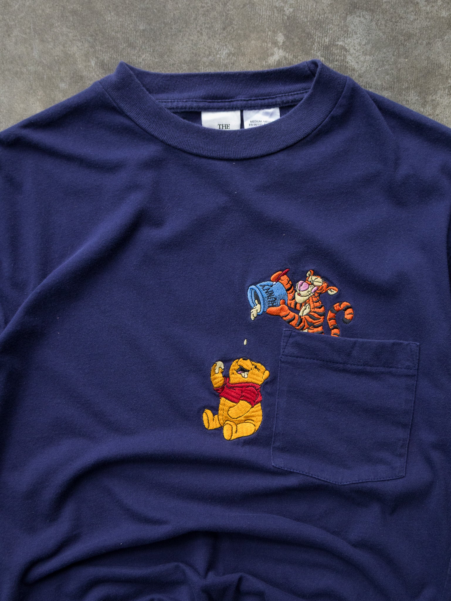 Vintage Winnie the Pooh & Tigger Pocket Tee (M)