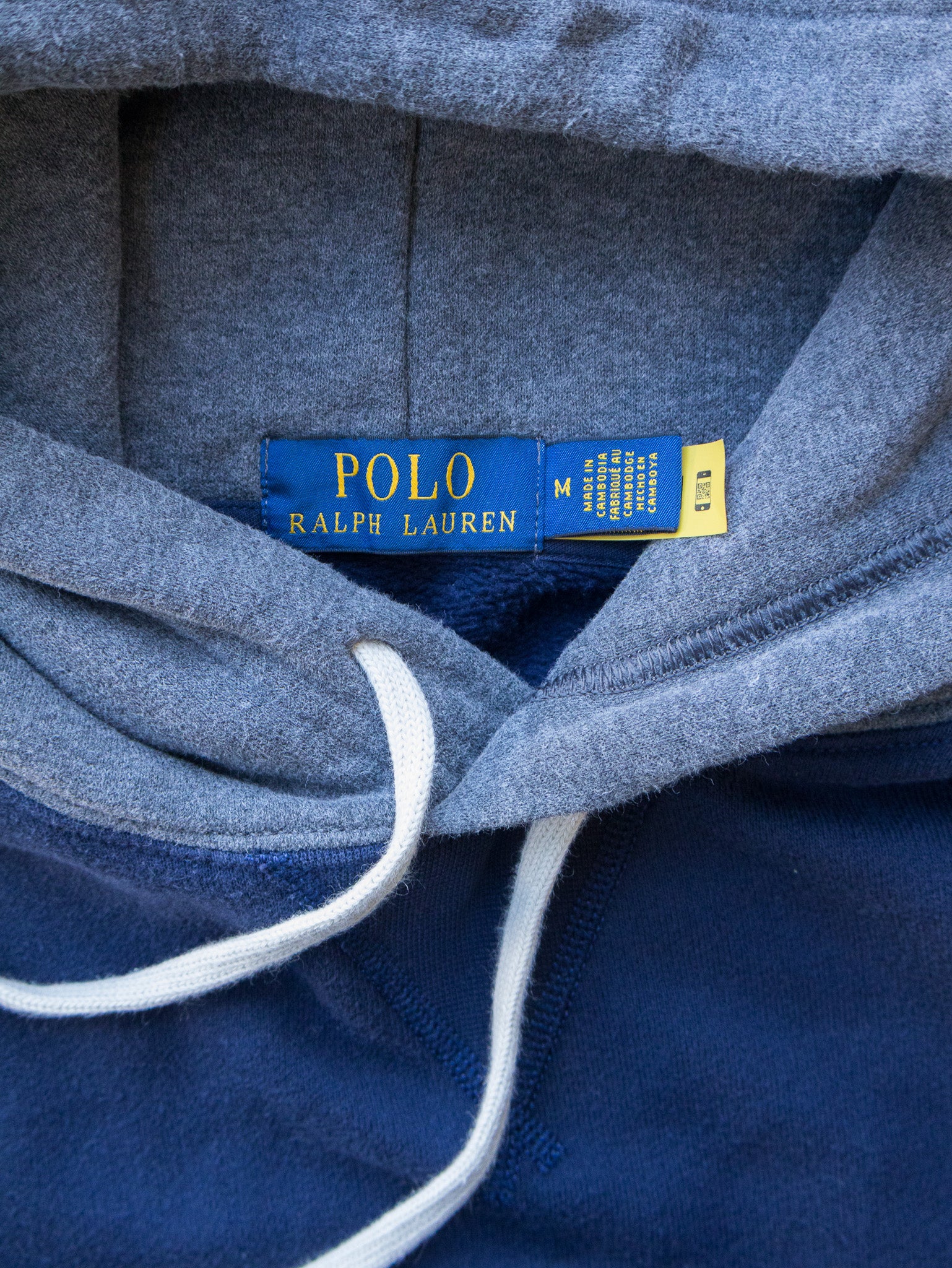 Vintage Polo Ralph Lauren Colour Block Hoodie (M)