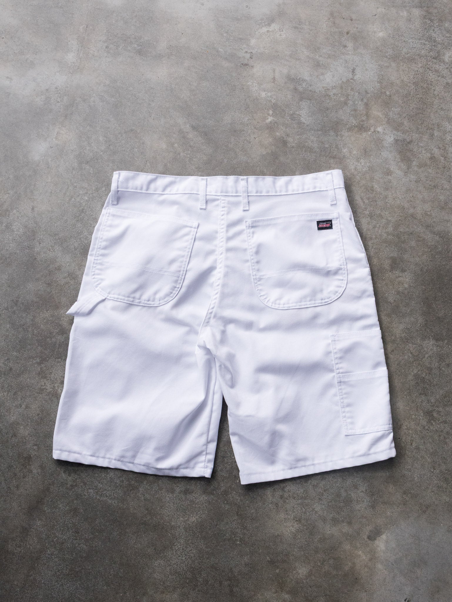 Vintage White Dickies Carpenter Shorts (W34)