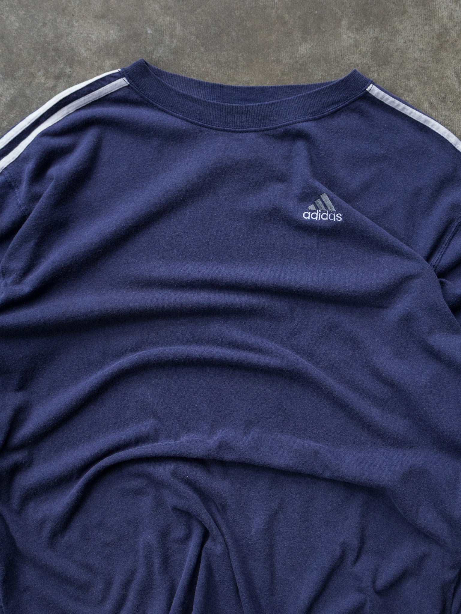 Vintage Navy Adidas Long Sleeve (L)