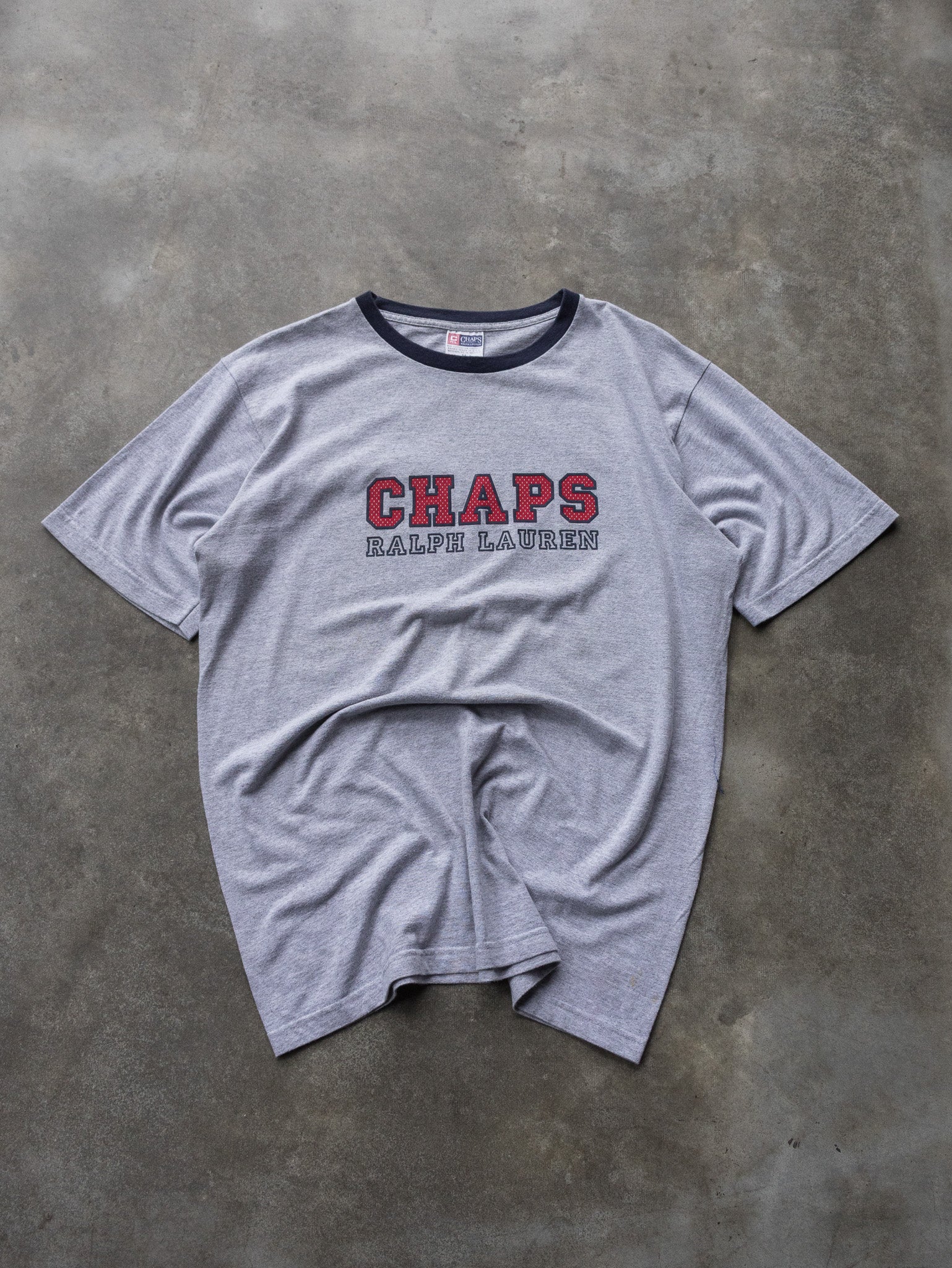 Vintage Grey Chaps Ralph Lauren Tee (L)