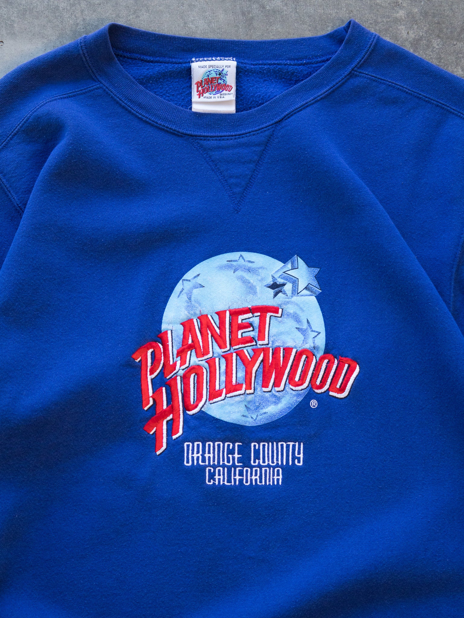 Vintage 1991 Planet Hollywood Orange County Sweatshirt (M)