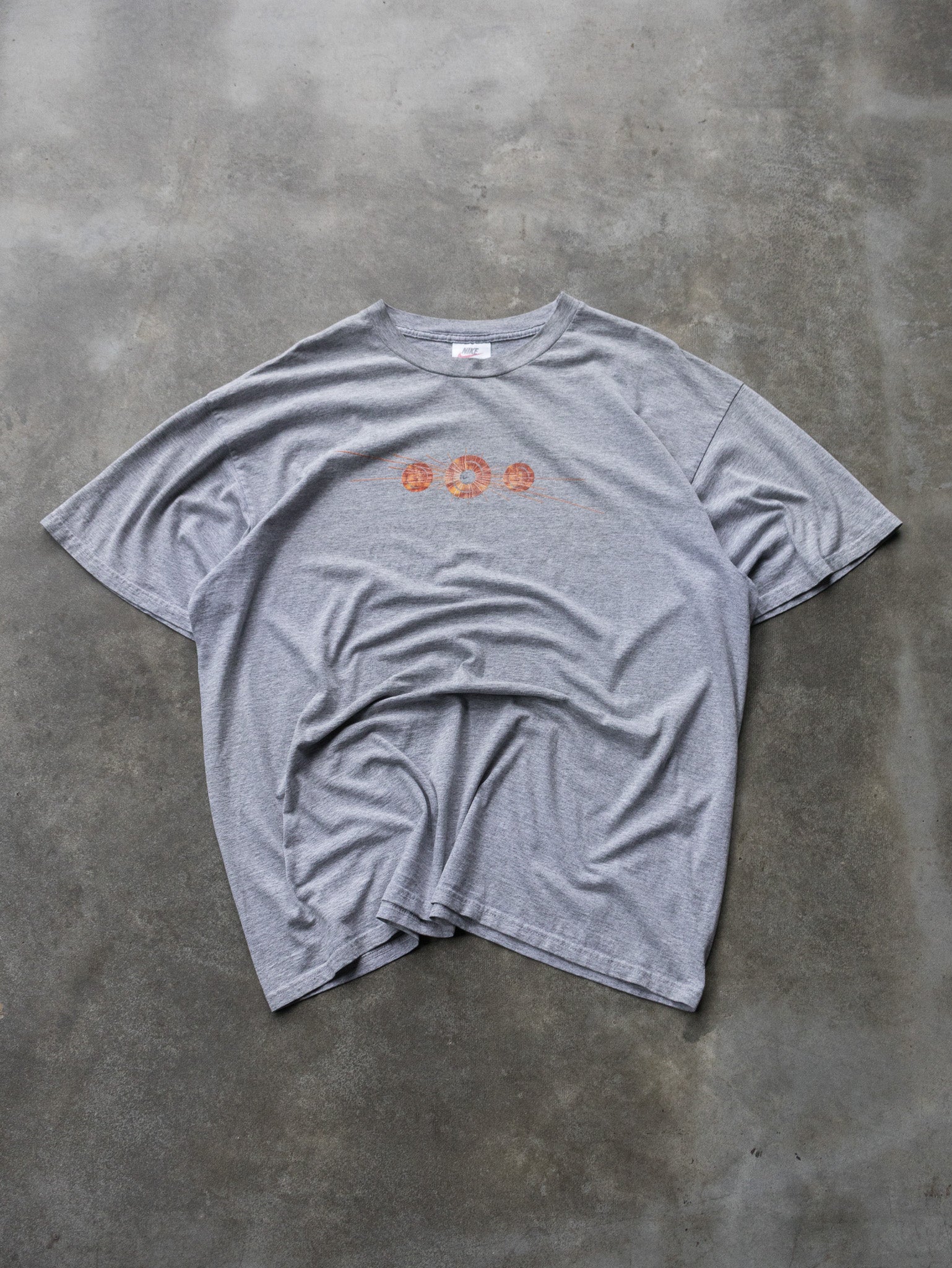 Vintage Grey Nike Graphic Tee (XL)