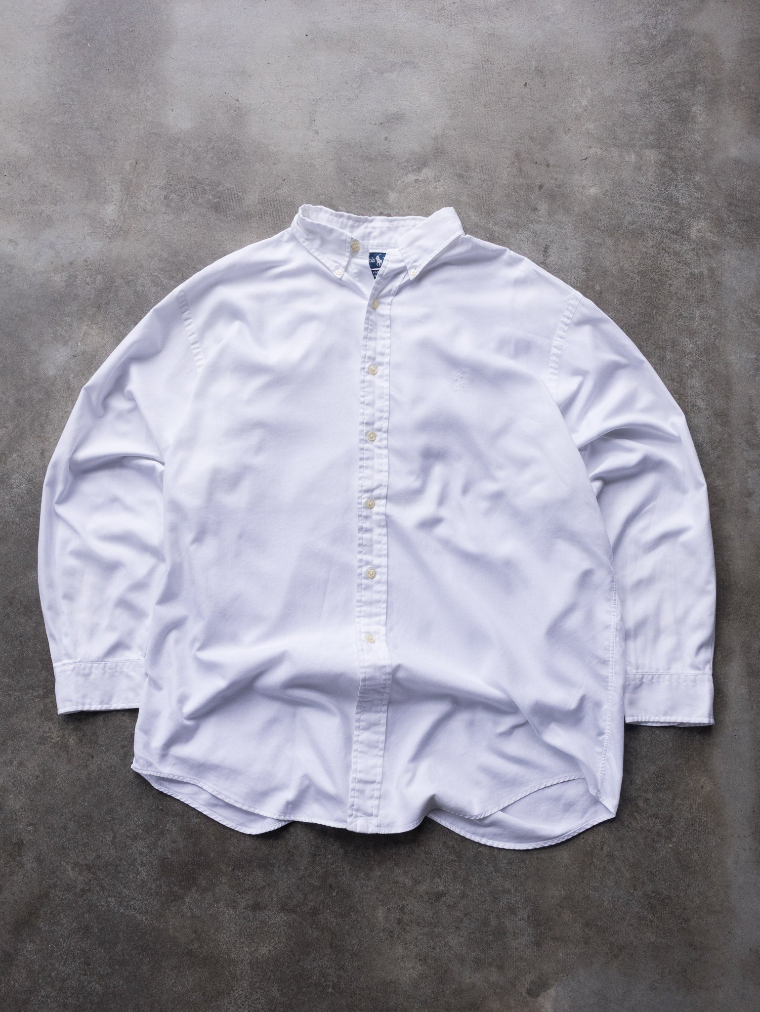 Vintage 90s White Ralph Lauren Shirt (L)