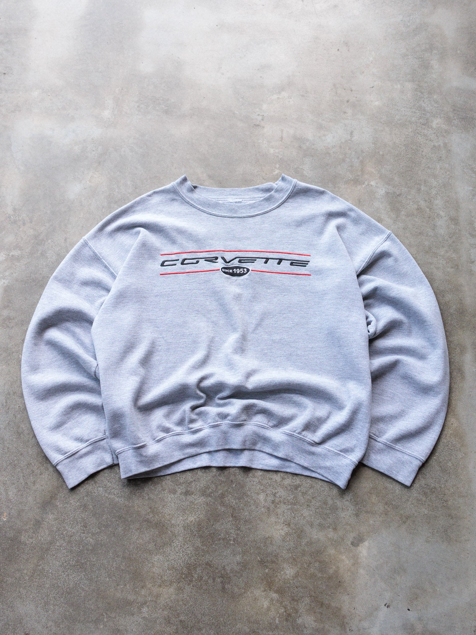 Vintage Grey Corvette Sweatshirt (XL)