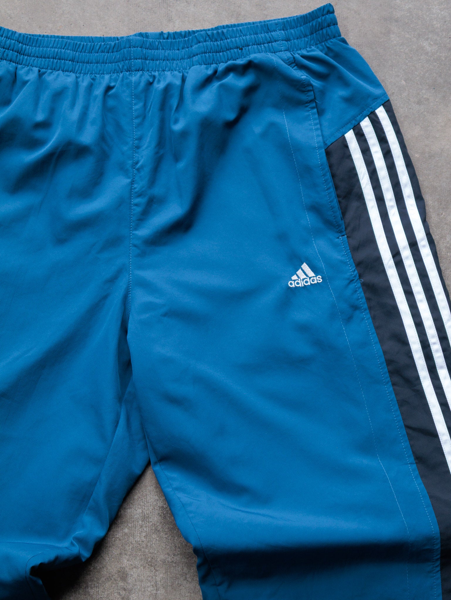 Vintage 00s Teal Adidas Track Pants (L)