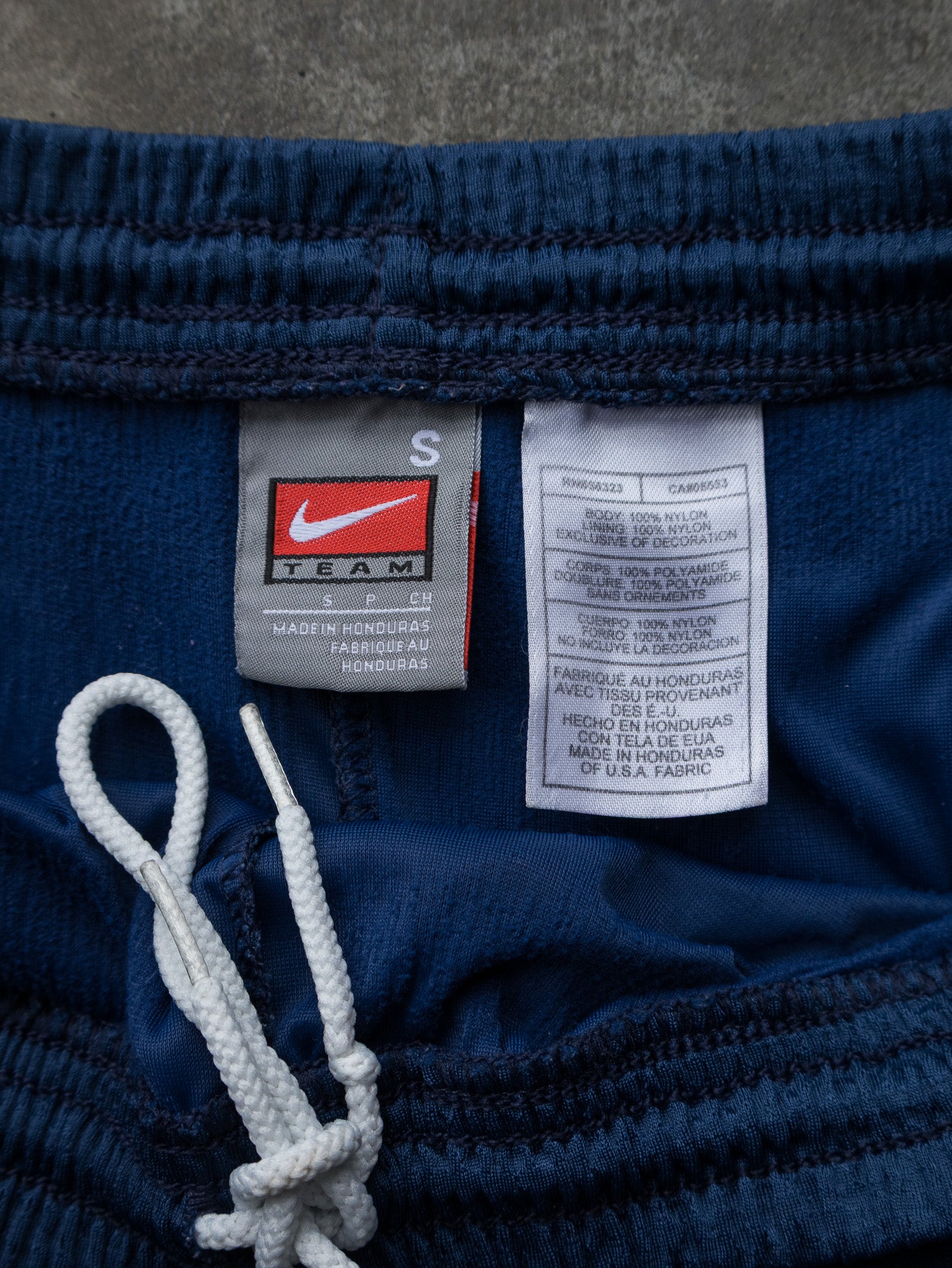 Vintage Navy Nike Mesh Shorts (S)