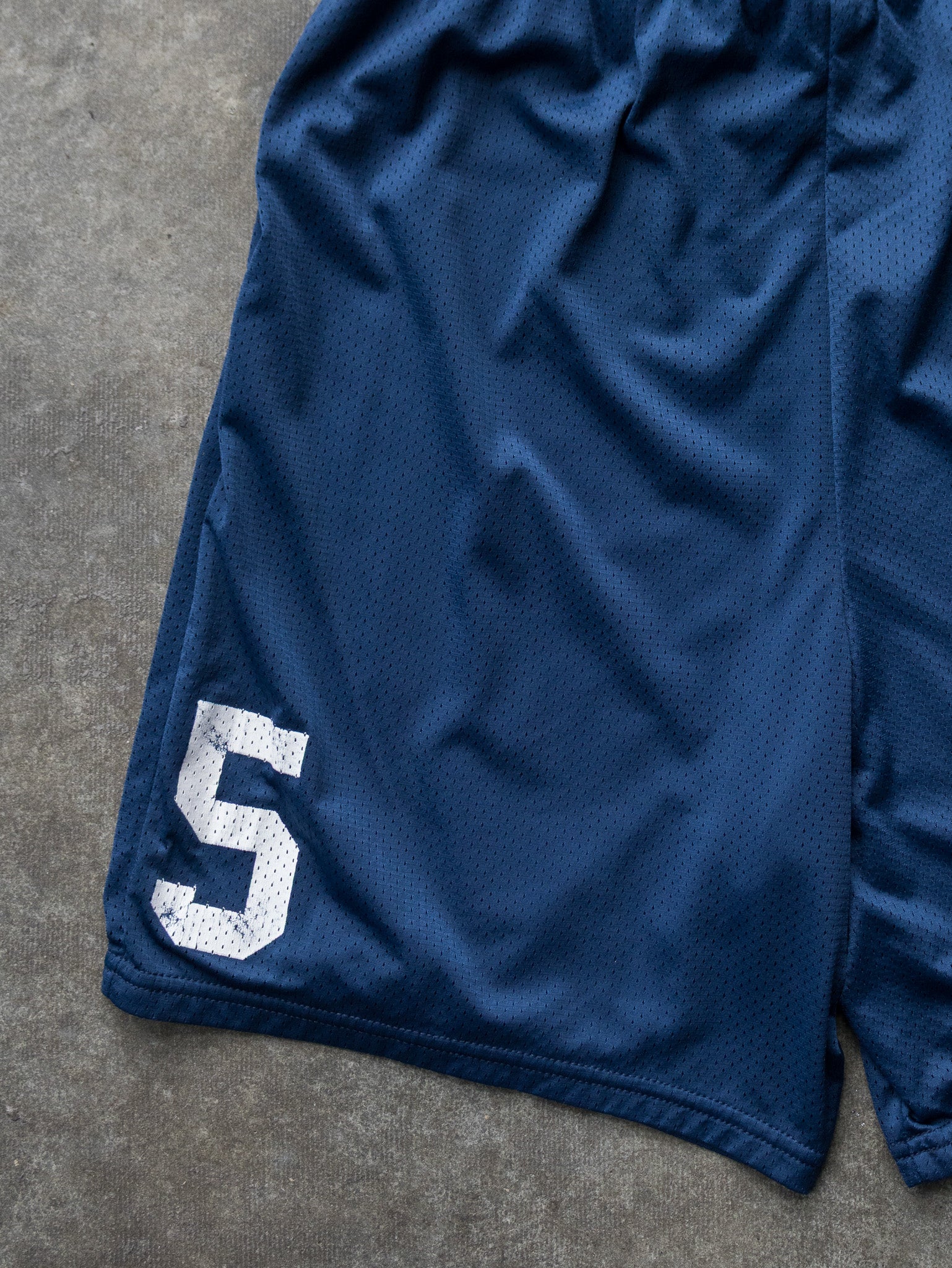 Vintage Navy Nike Mesh Shorts (S)