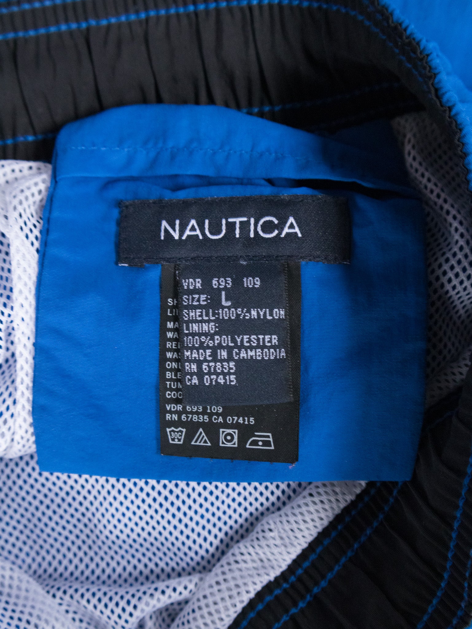Vintage Blue Nautica Swim Shorts (L)