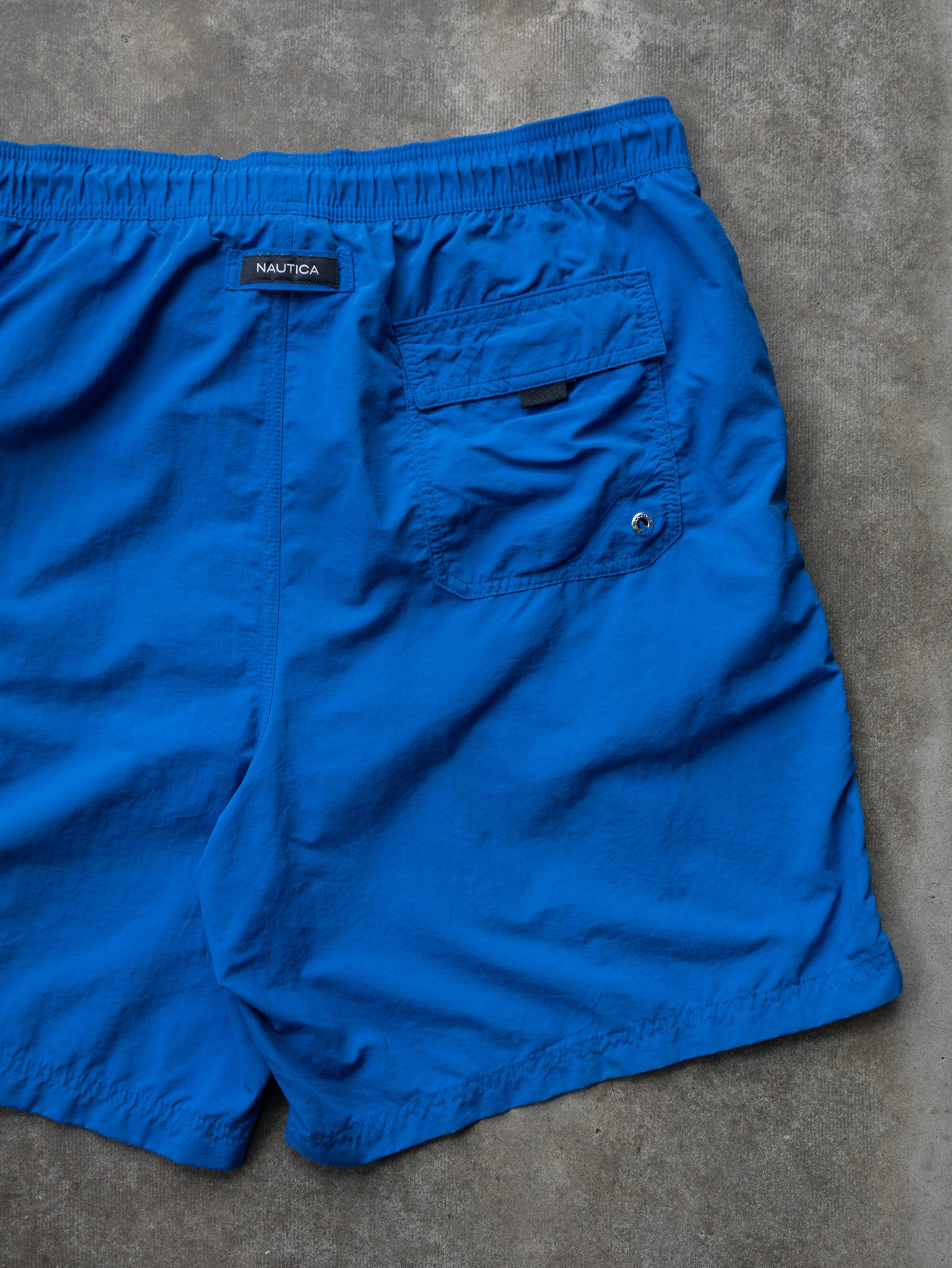 Vintage Blue Nautica Swim Shorts (L)