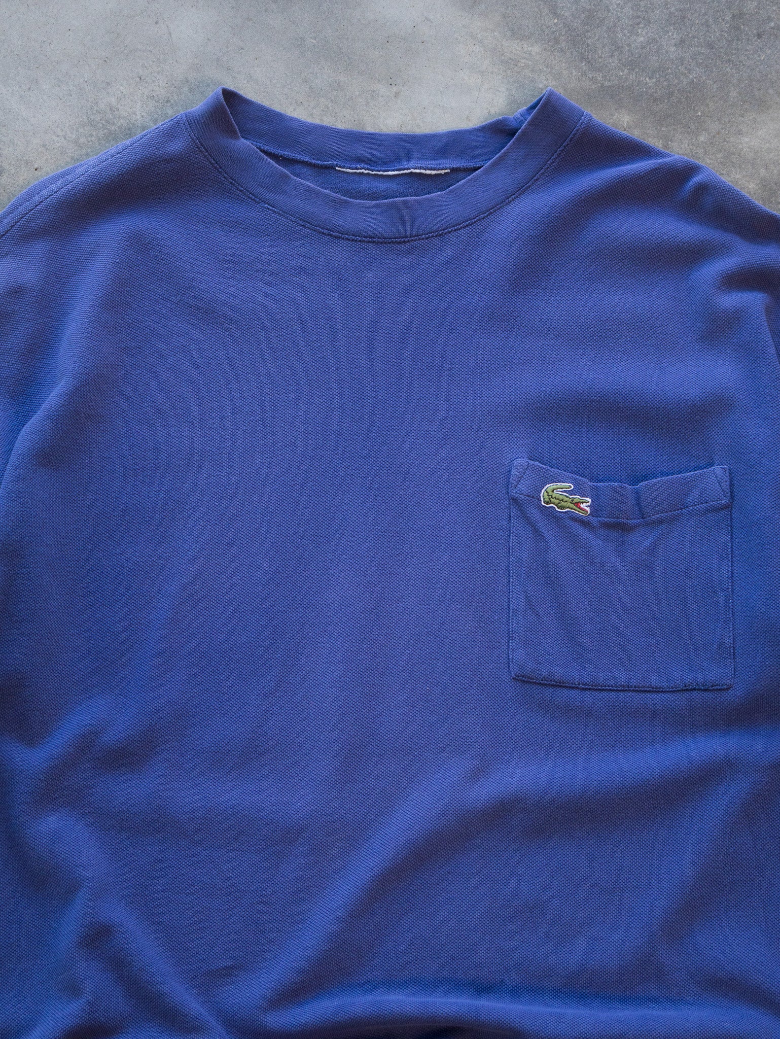 Vintage Blue Lacoste Tee (XL)