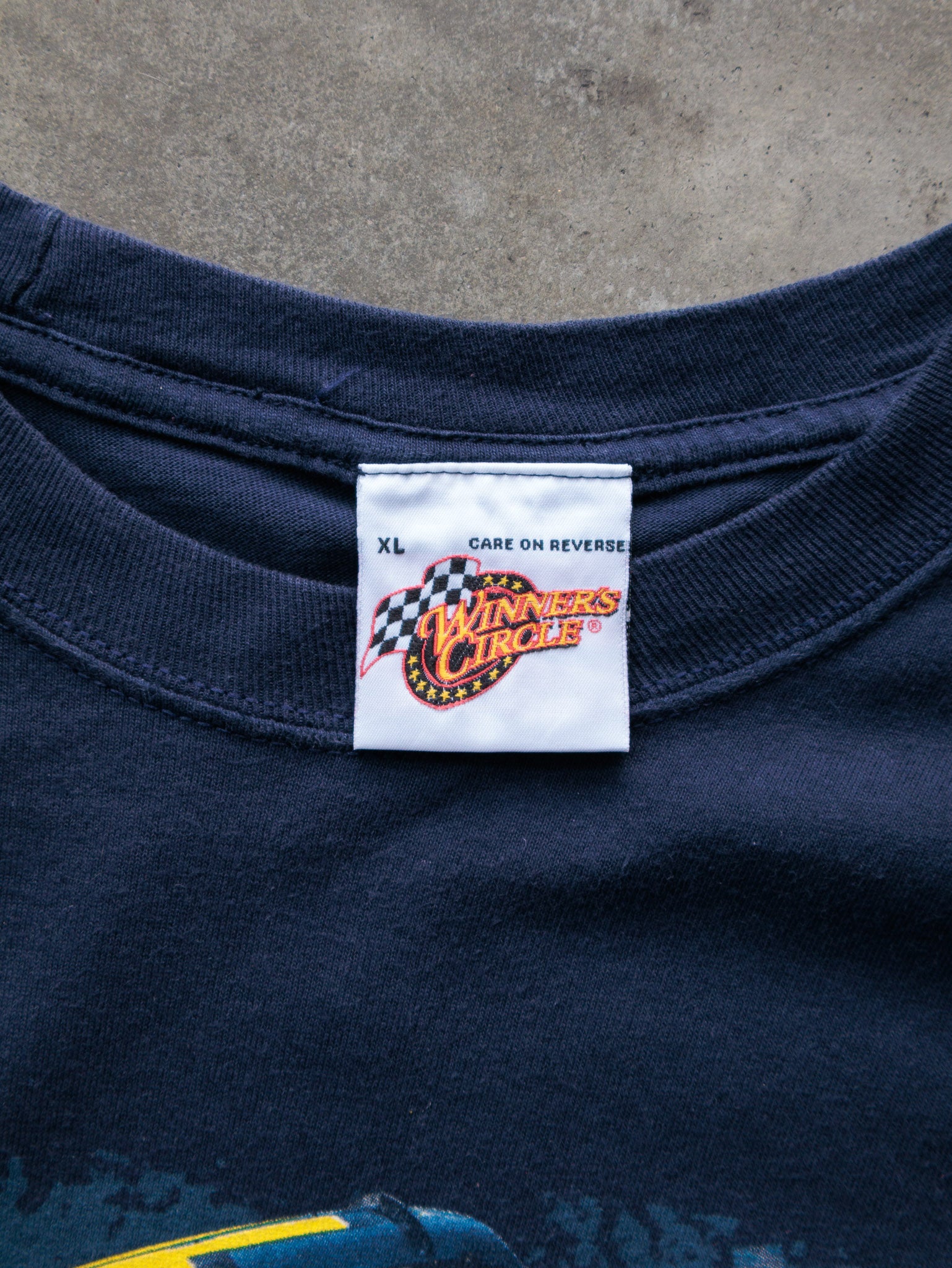 Vintage 00s Navy Jimmie Johnson NASCAR Tee (XL)