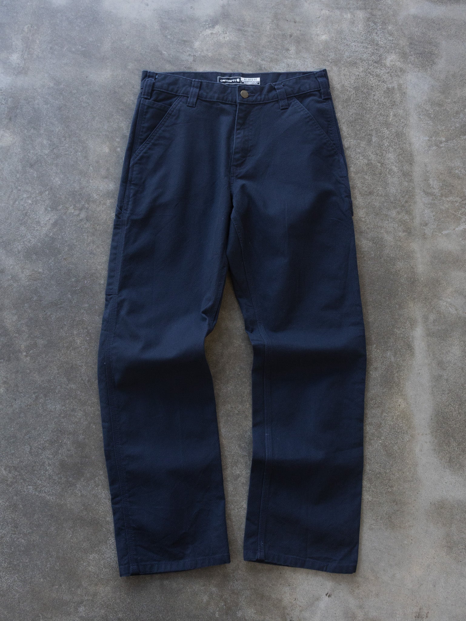Vintage Navy Carhartt Carpenter Pants (W30)