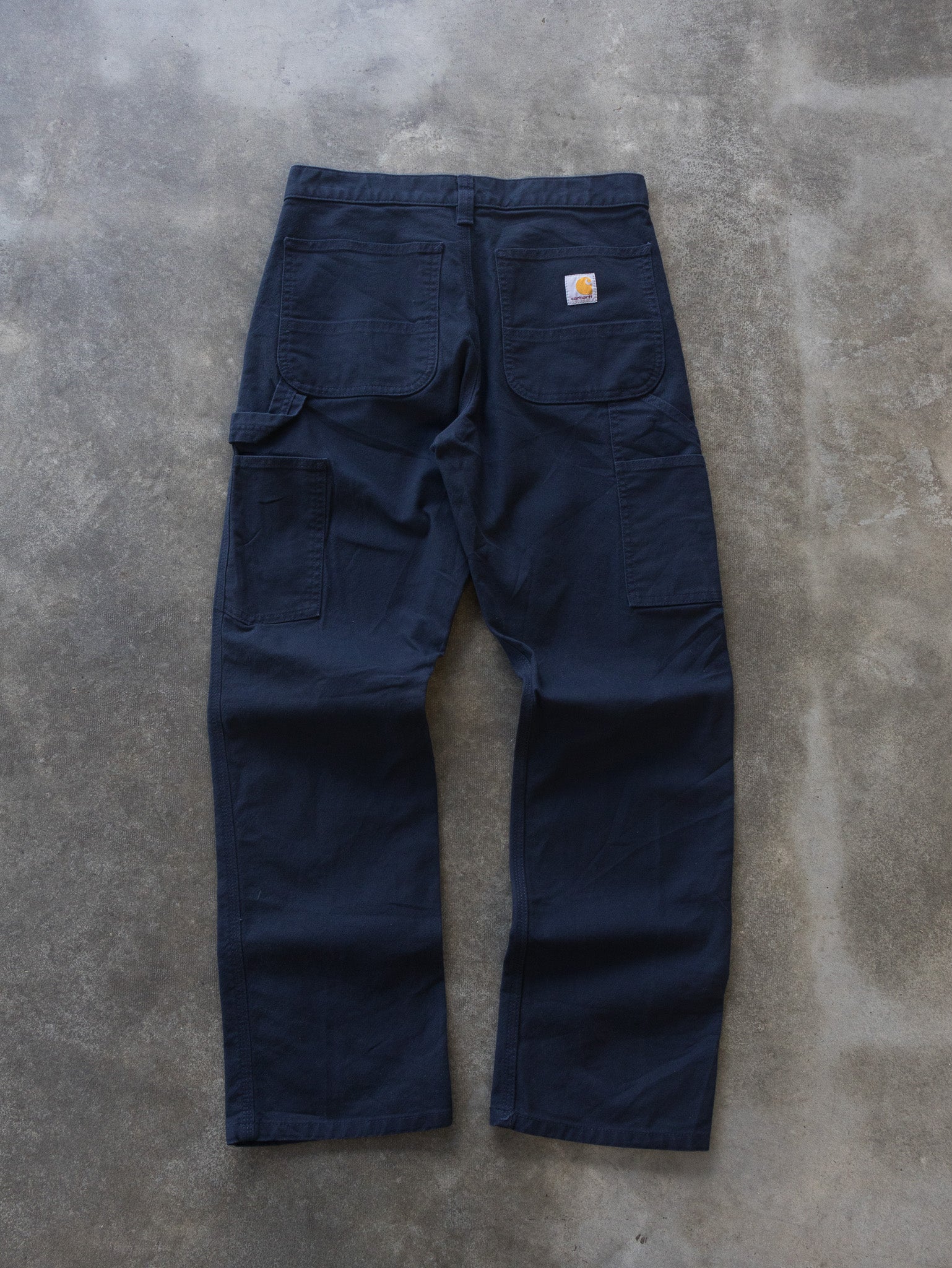 Vintage Navy Carhartt Carpenter Pants (W30)