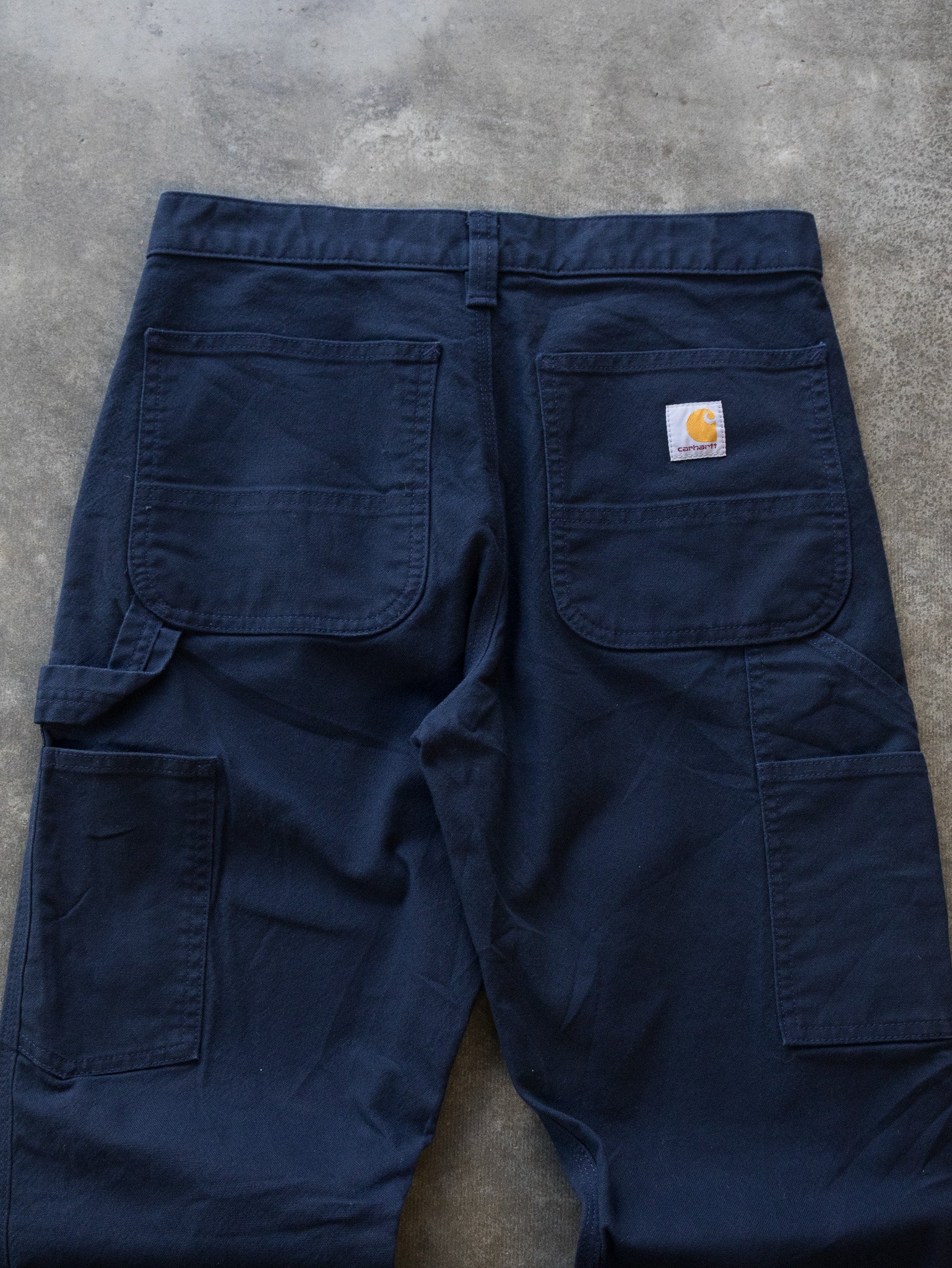 Vintage Navy Carhartt Carpenter Pants (W30)