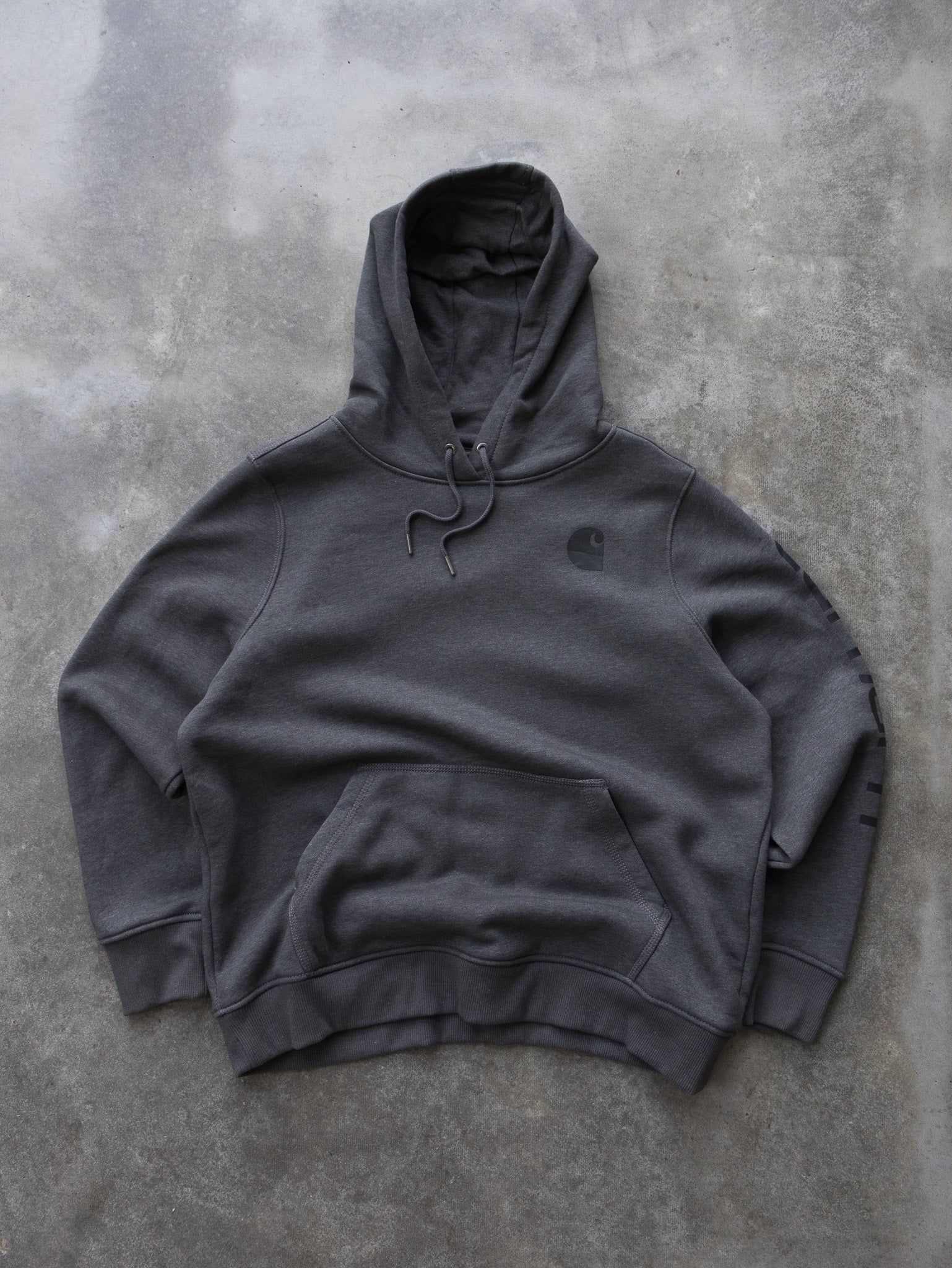 Vintage Charcoal Carhartt Hoodie (16-18Y)