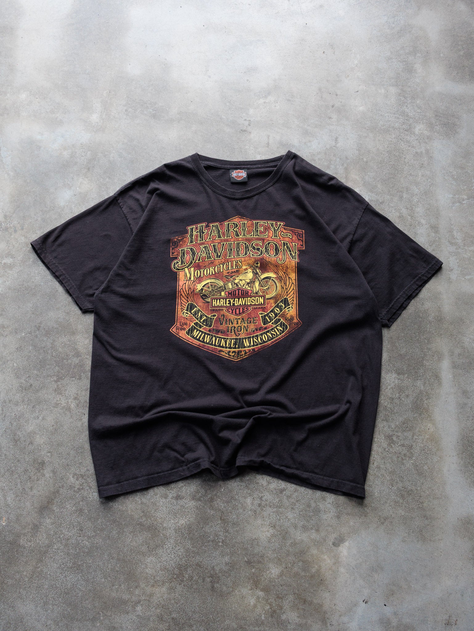 Vintage 2011 Harley-Davidson Dodge City Kansas Tee (XL)