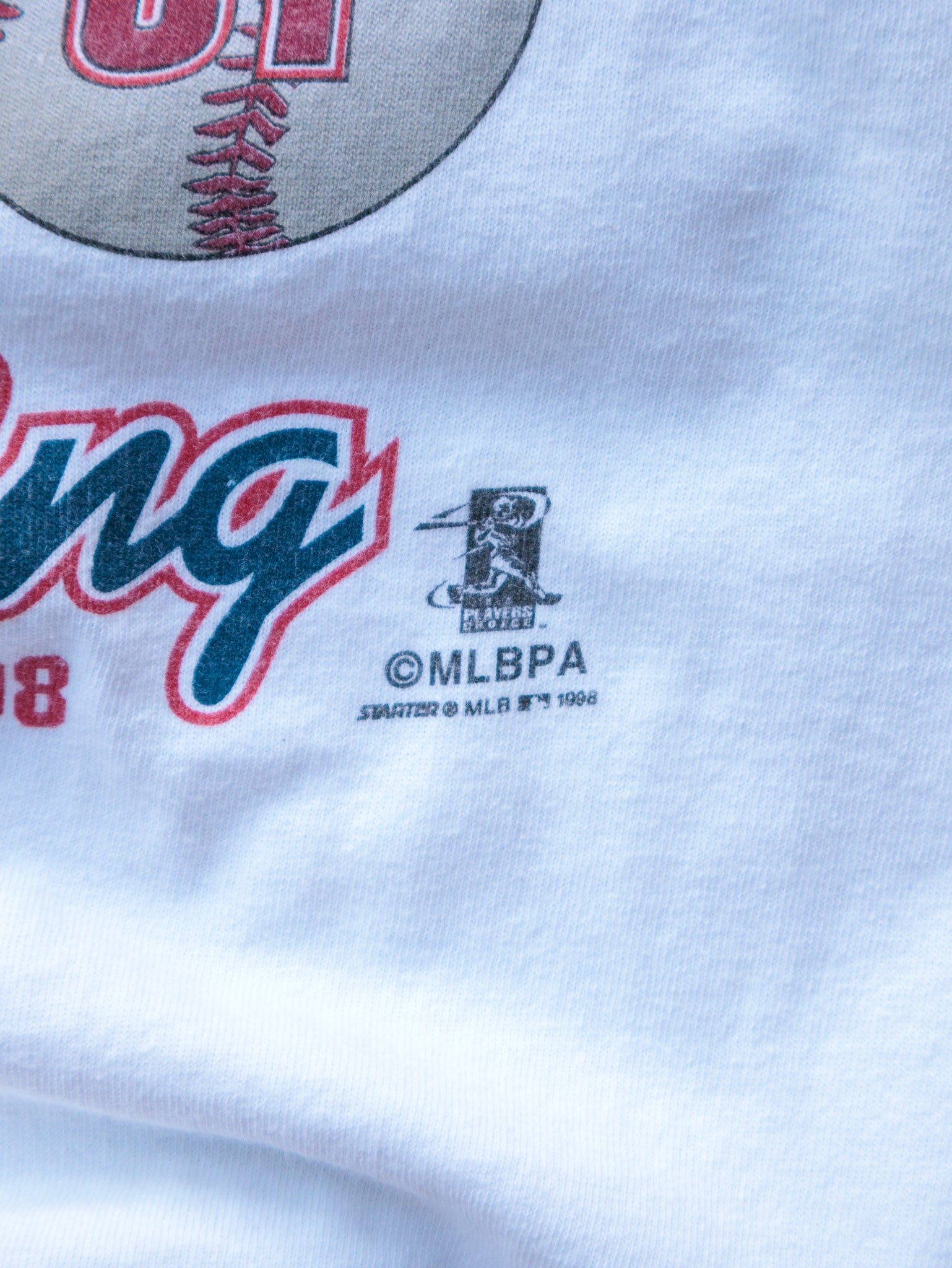 Vintage 1998 Starter Mark McGwire Sultan of Swing Tee (L)