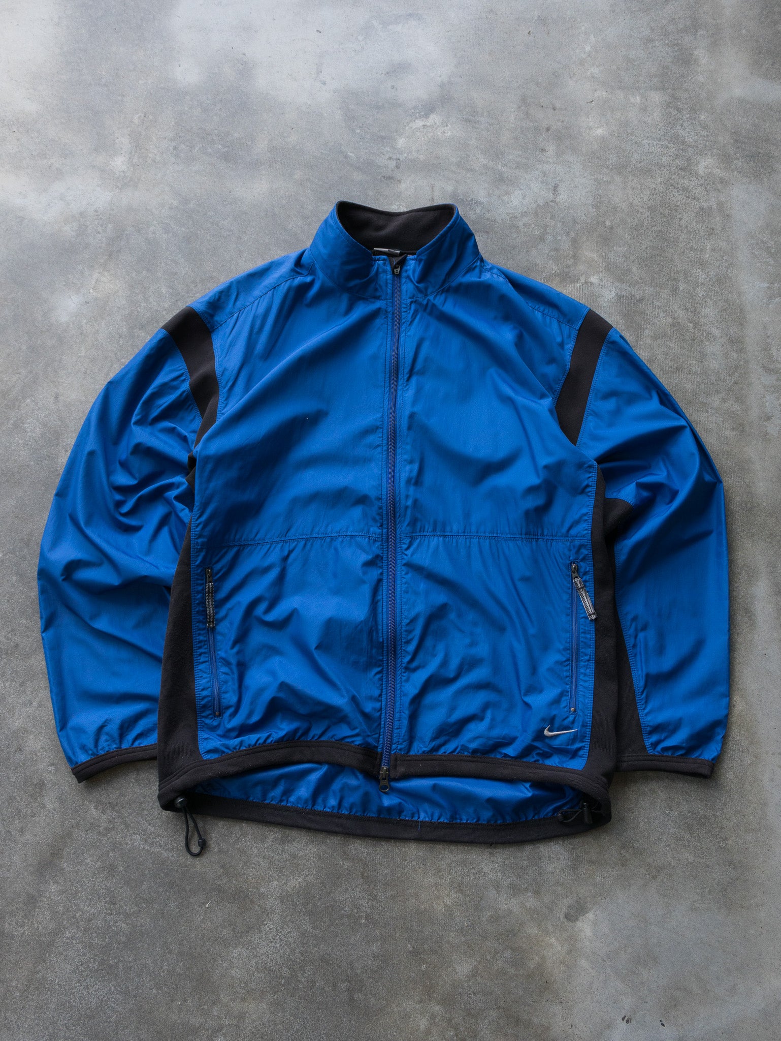 Vintage Blue & Black Nike Windbreaker (L)