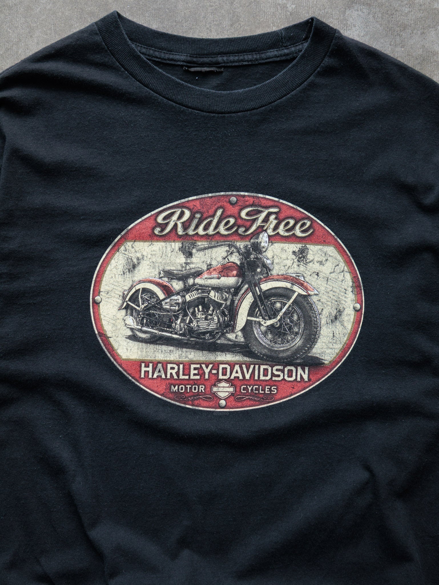 Black Harley-Davidson Olympia WA Tee (L)