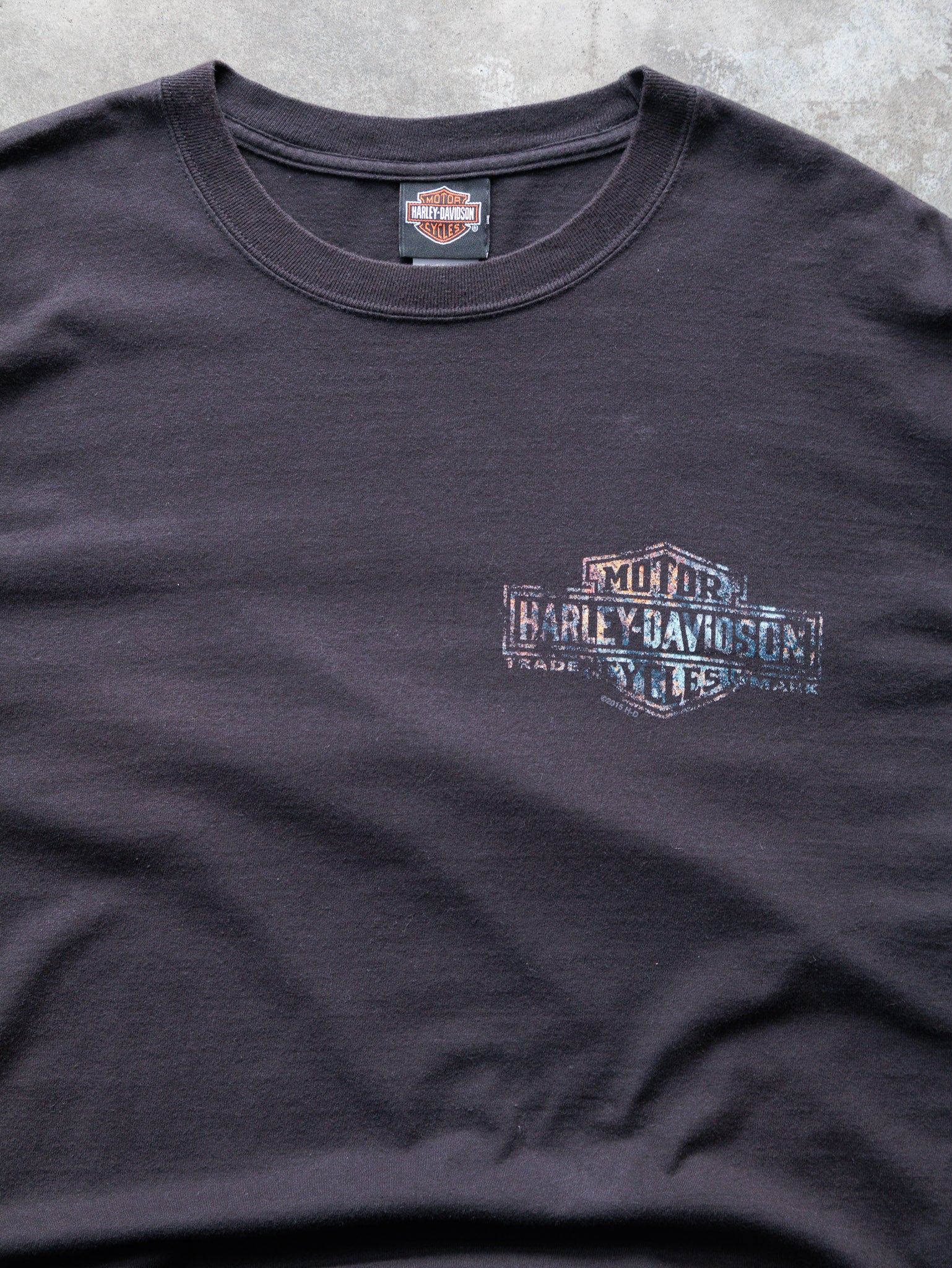 Vintage Black Harley-Davidson Kansas City Tee (XL)