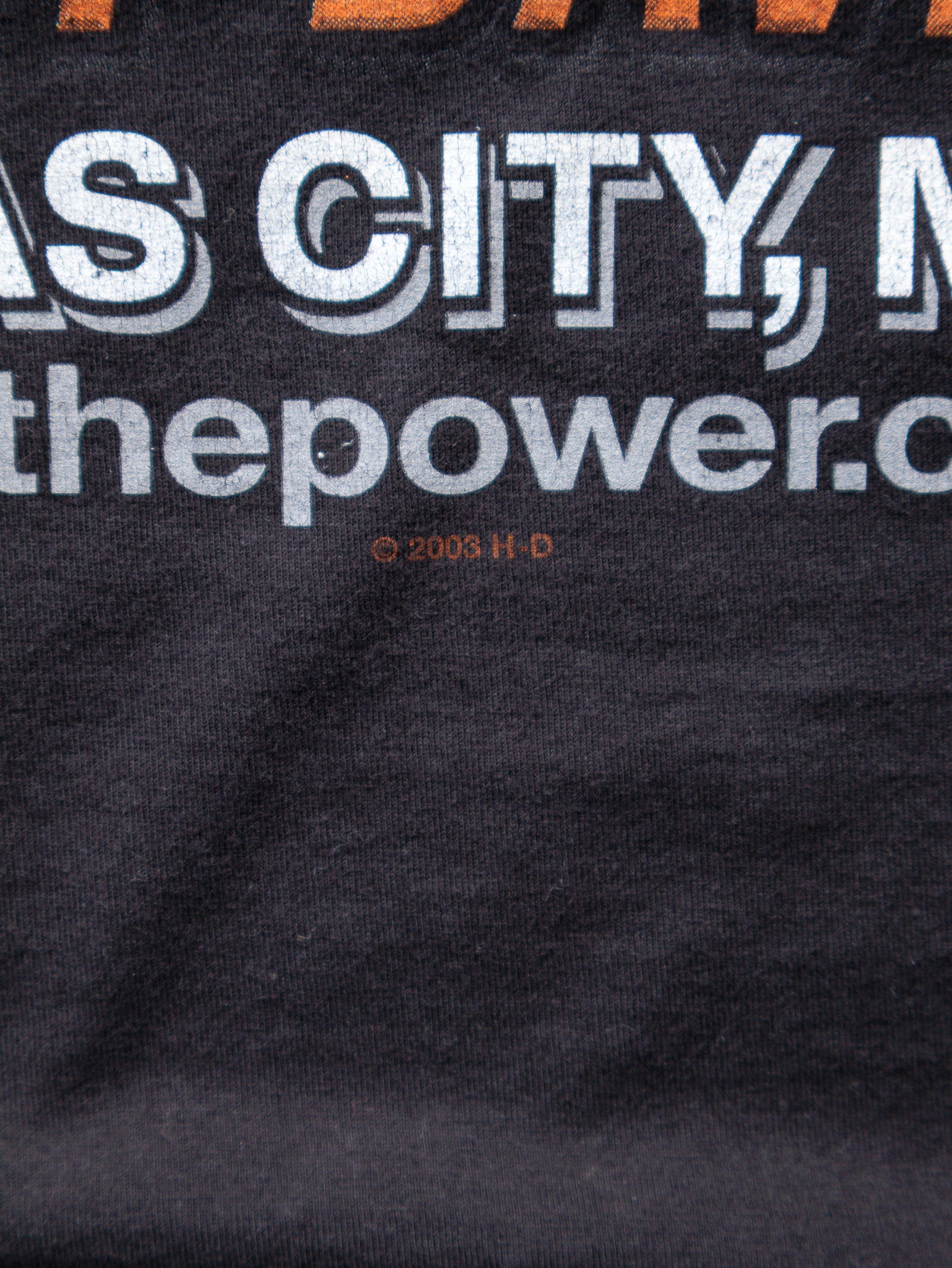 Vintage Black Harley-Davidson Kansas City Tee (XL)