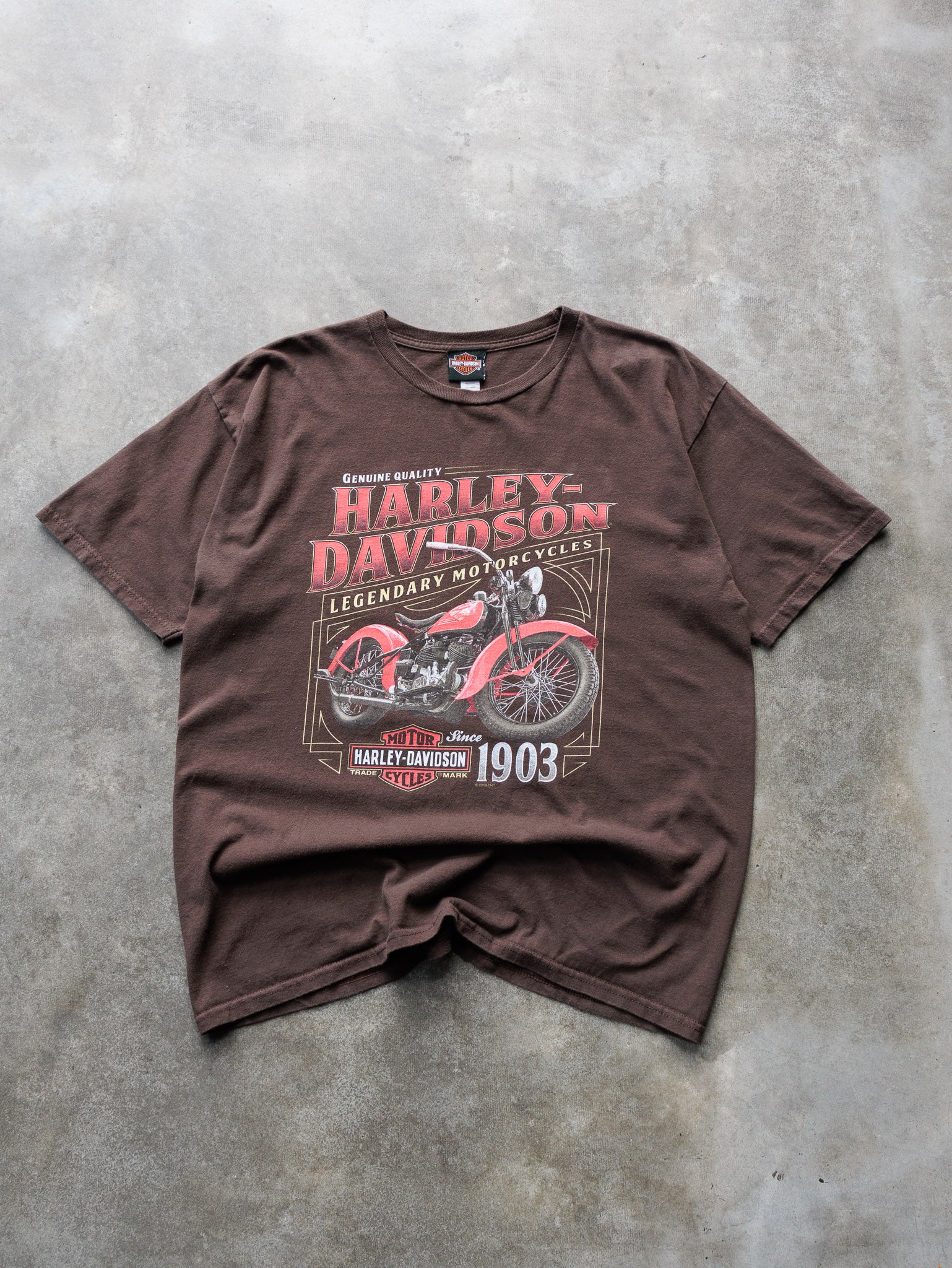 2019 Brown Harley-Davidson Grand Prairie Texas Tee (L)