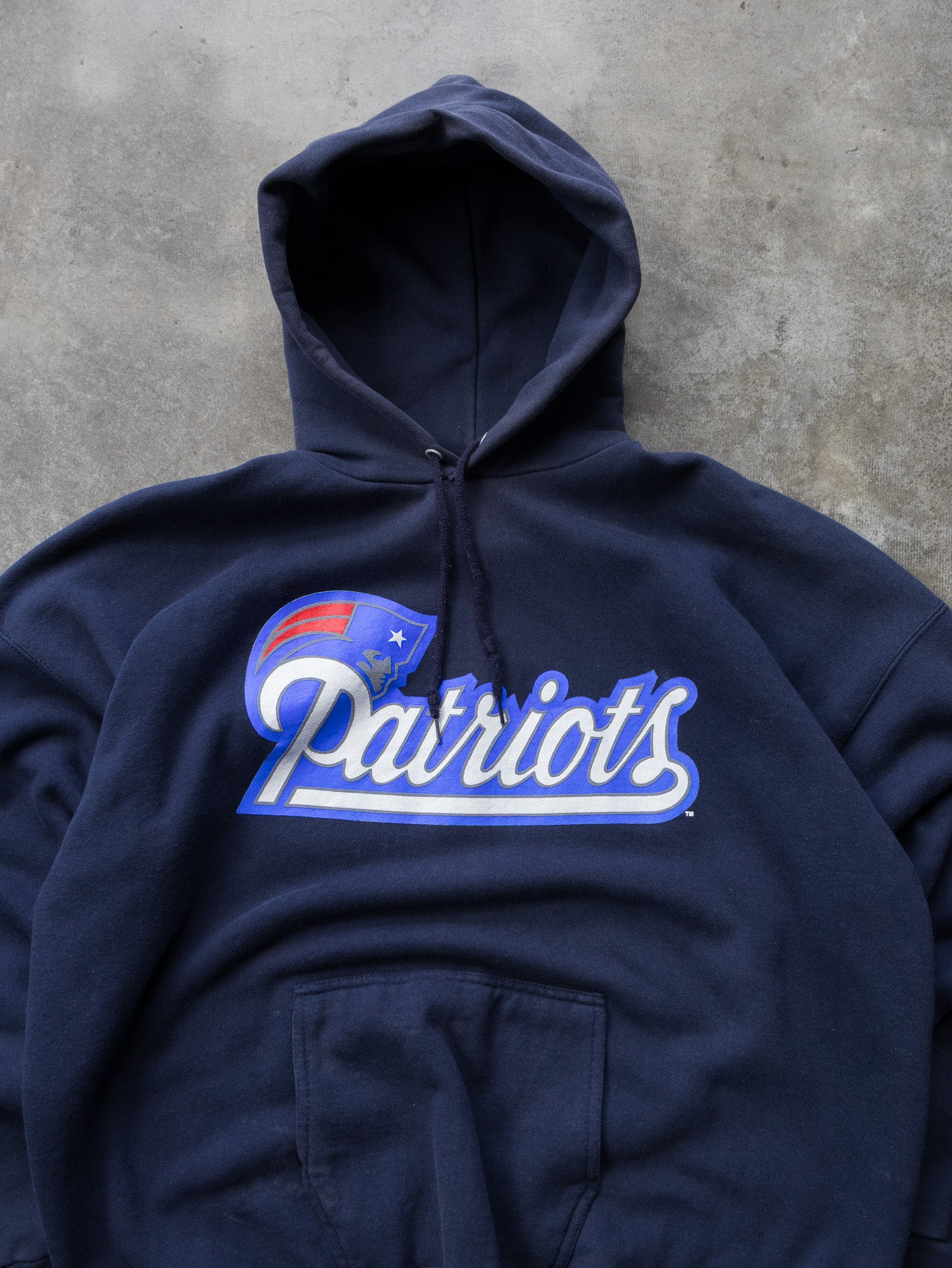 Vintage 90s New England Patriots Hoodie (XL)