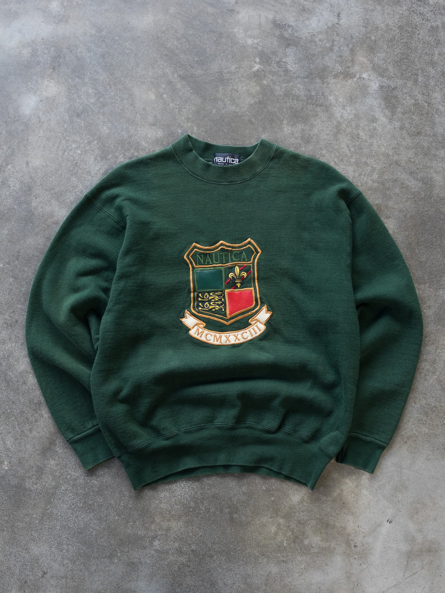 Vintage '90s Nautica Crest Sweatshirt (XL)