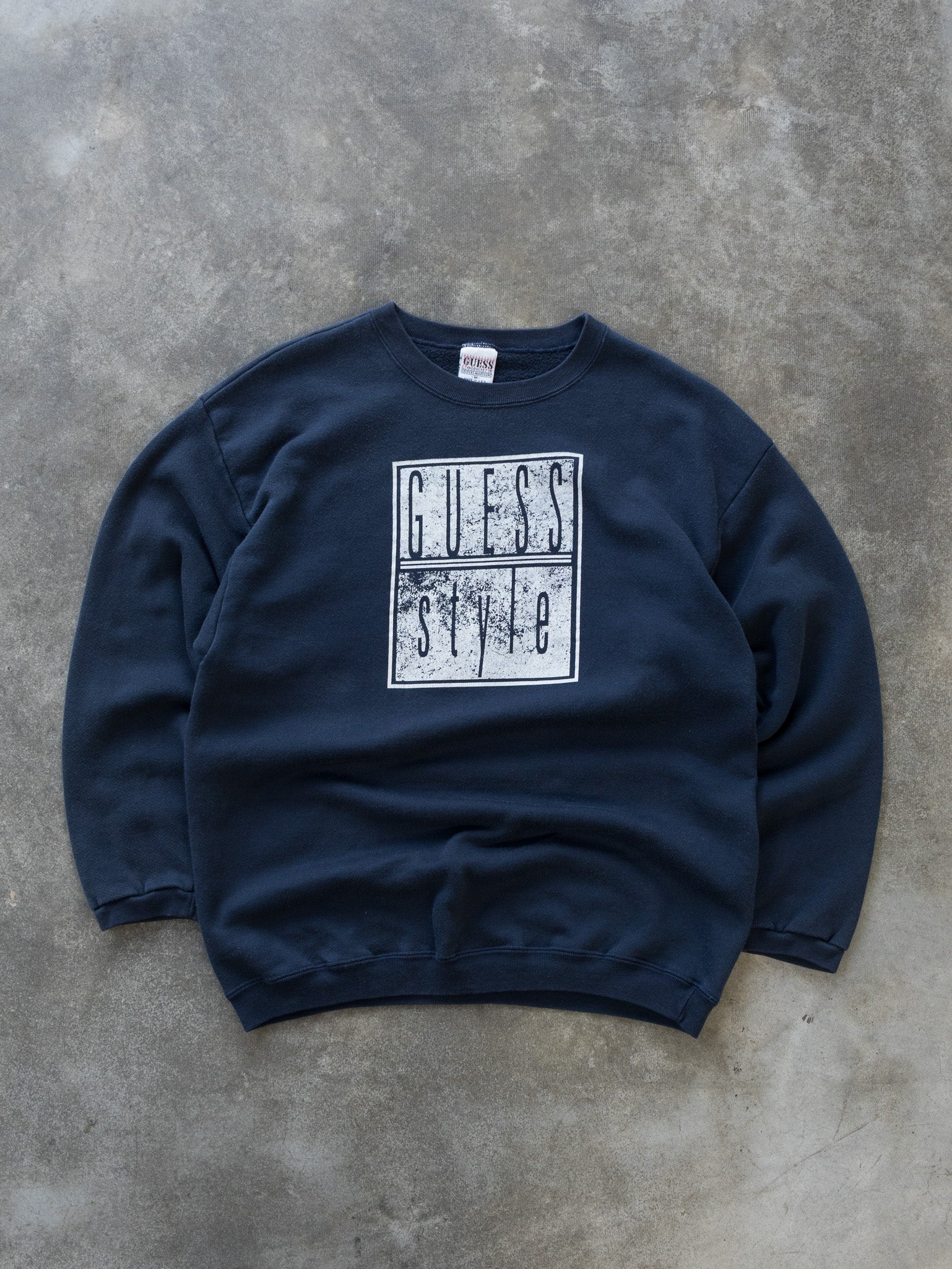Vintage '90s Navy Guess Sweatshirt (M)